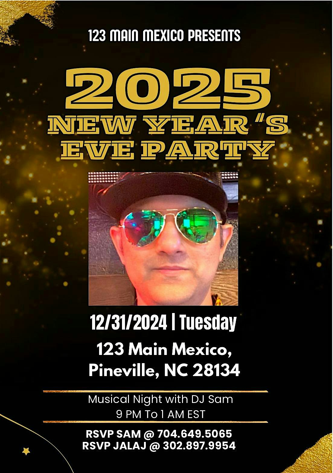 New Year Eve’s Party 2025 – Pineville, NC