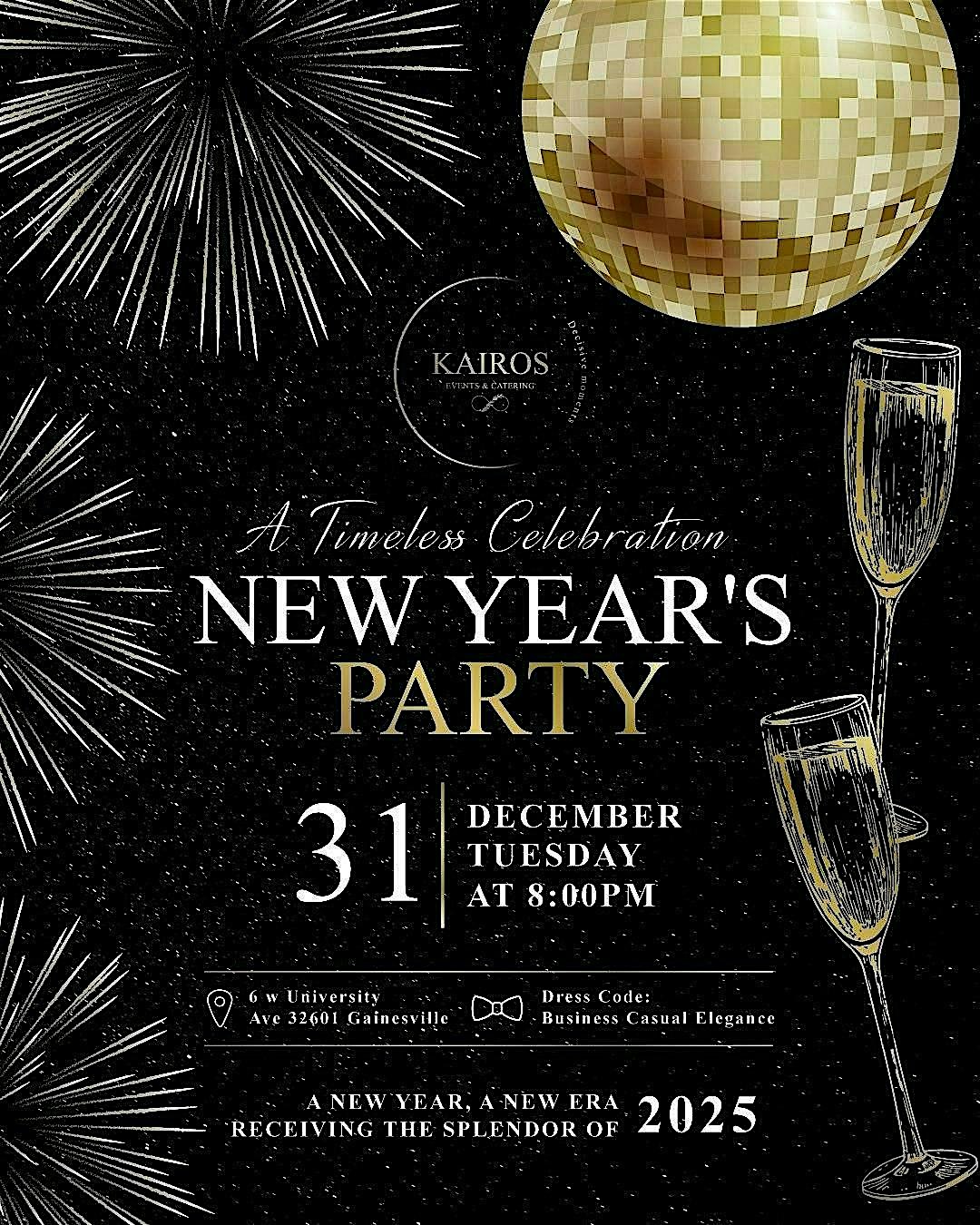 New Year’s Eve: Timeless Celebration? by Kairos – Gainesville, FL