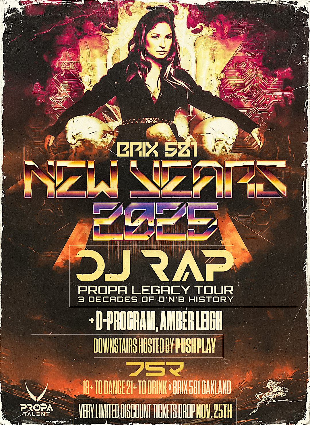 DJ Rap @ BRIX NEW YEARS EVE – Oakland, CA