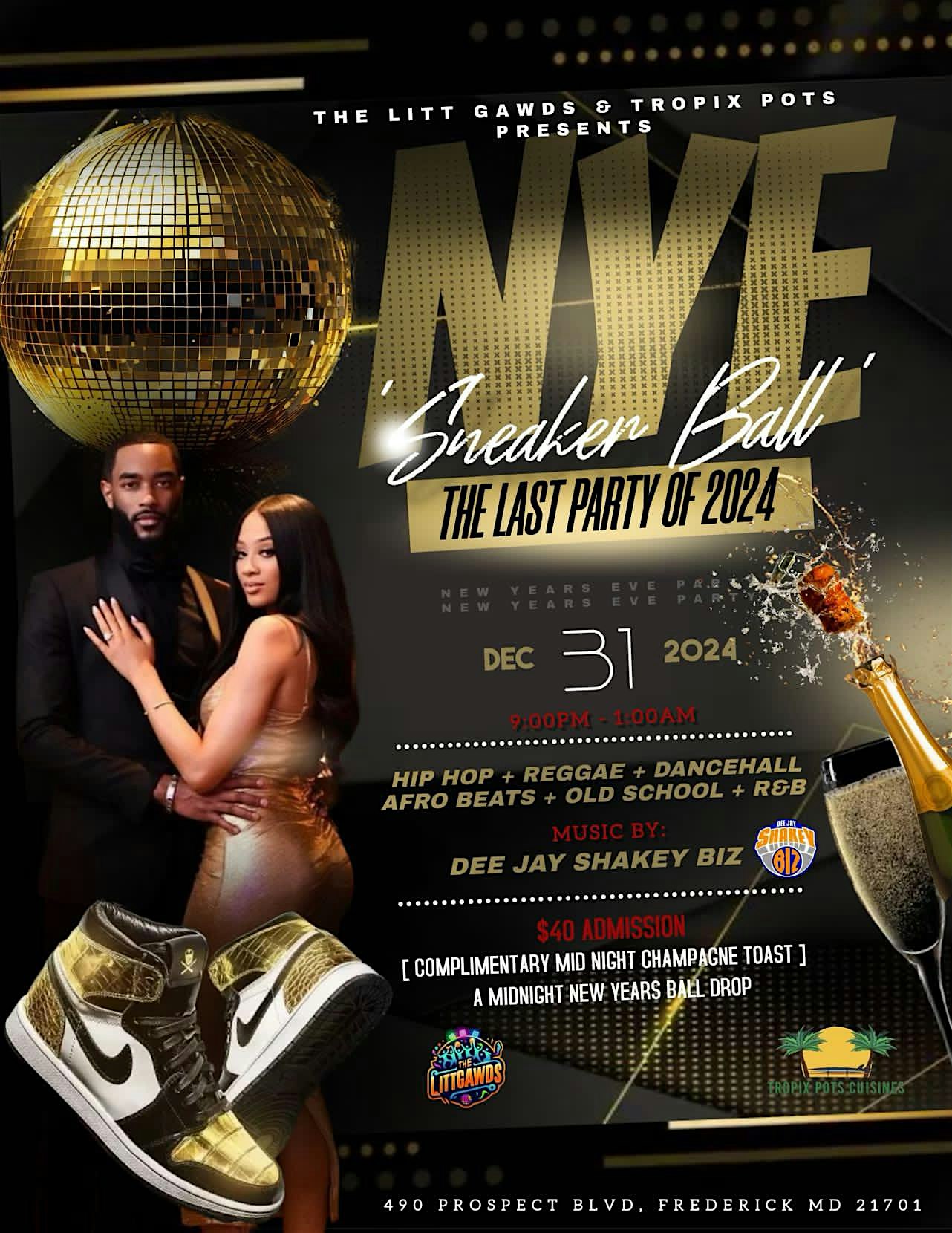 2024 NYE Sneaker Ball – Frederick, MD