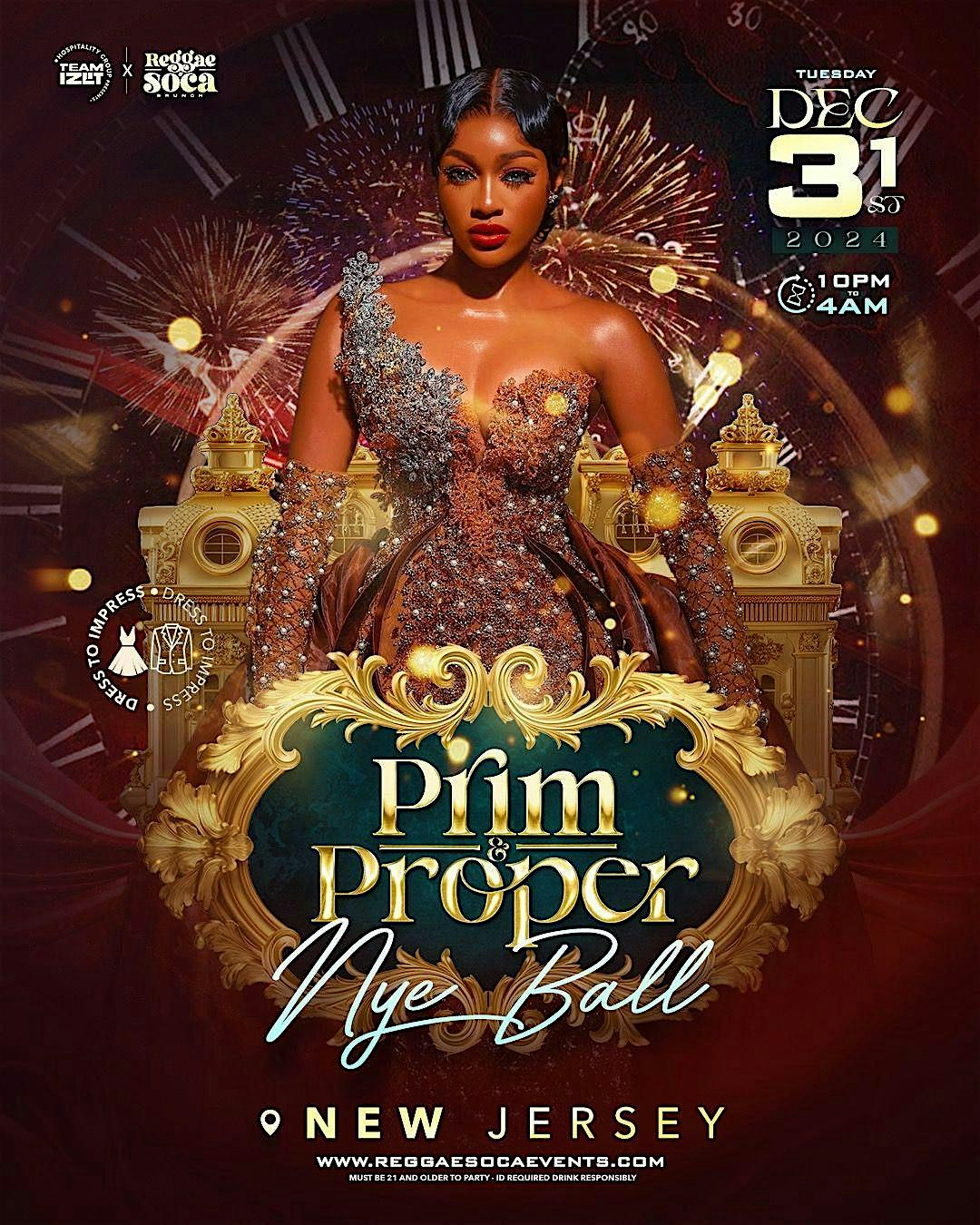 PRIM & PROPPER – 2025 NYE BALL – Newark, NJ