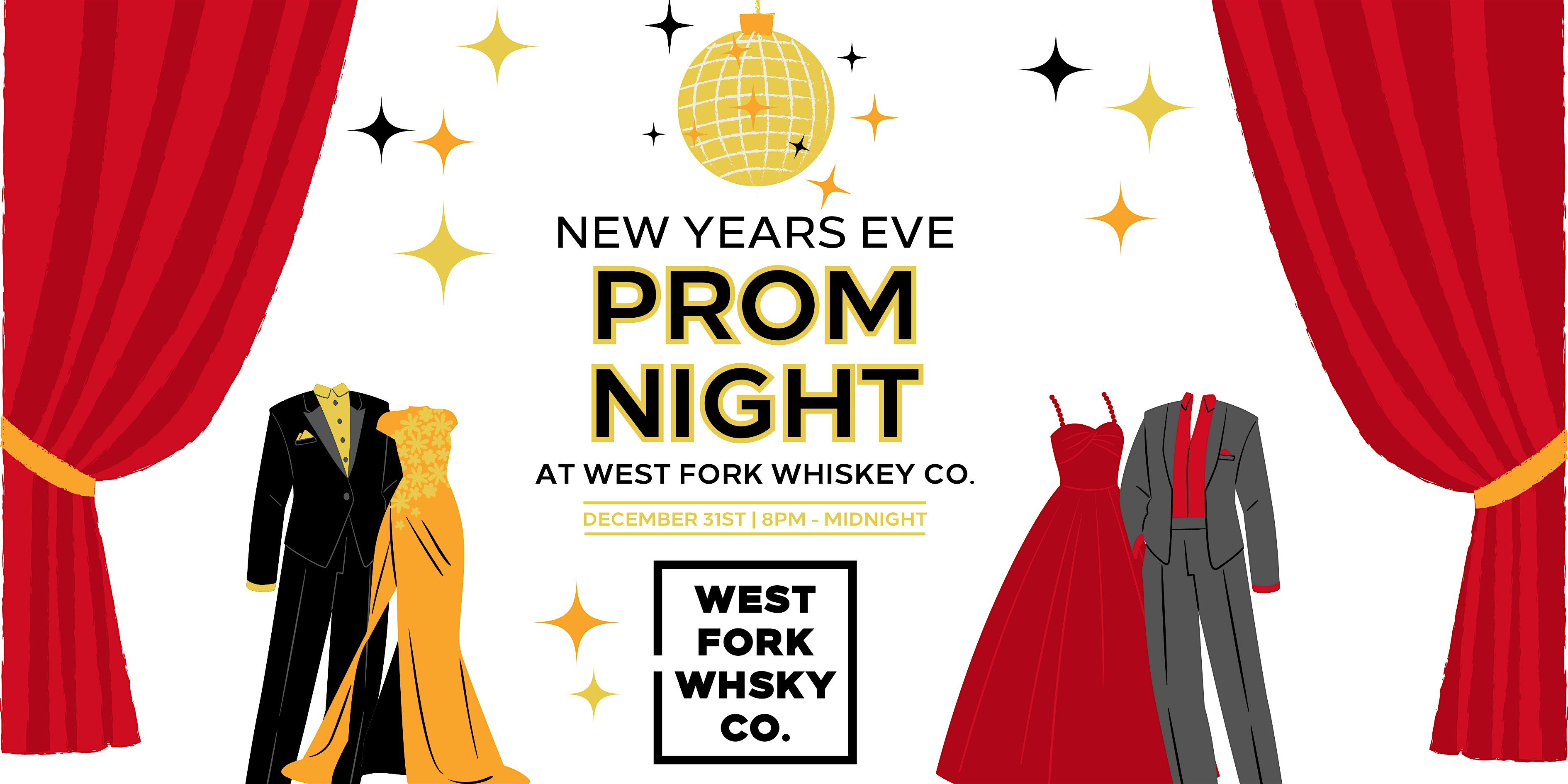 NYE Prom at West Fork Whiskey – Westfield, IN