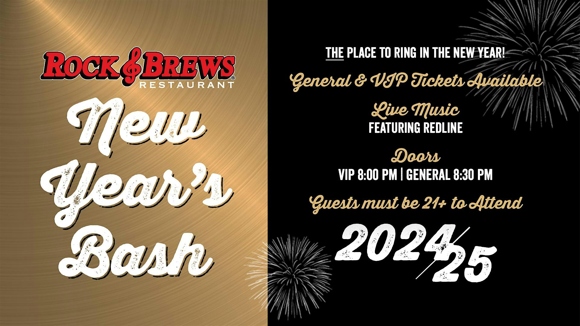 Rock & Brews Kissimmee New Year’s Bash – Kissimmee, FL