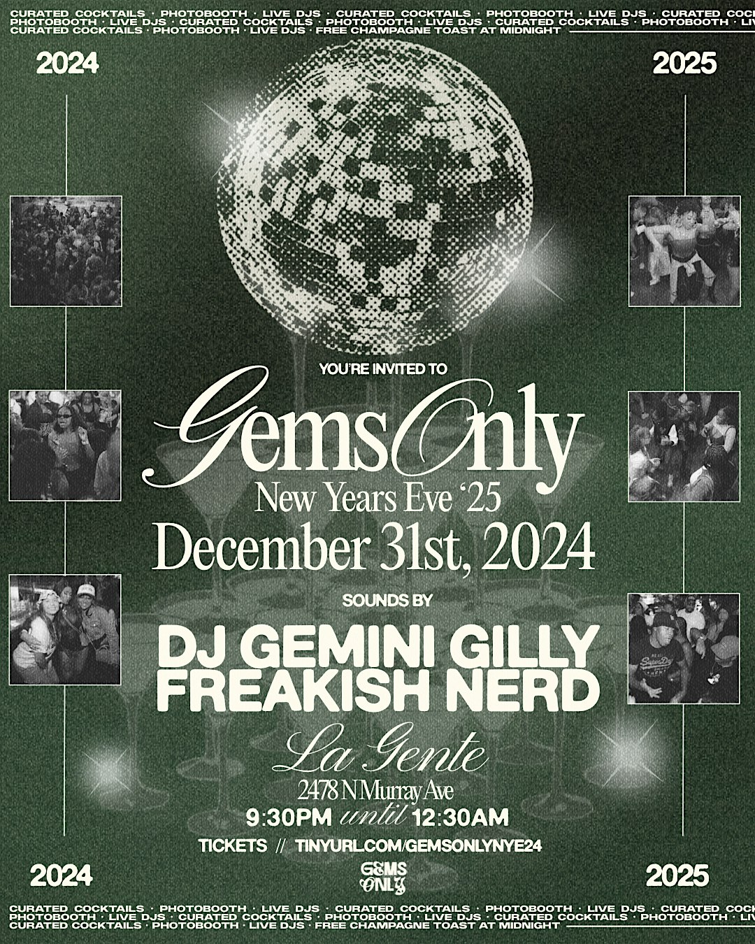 GEMS ONLY: New Year’s Eve ’24 – Milwaukee, WI