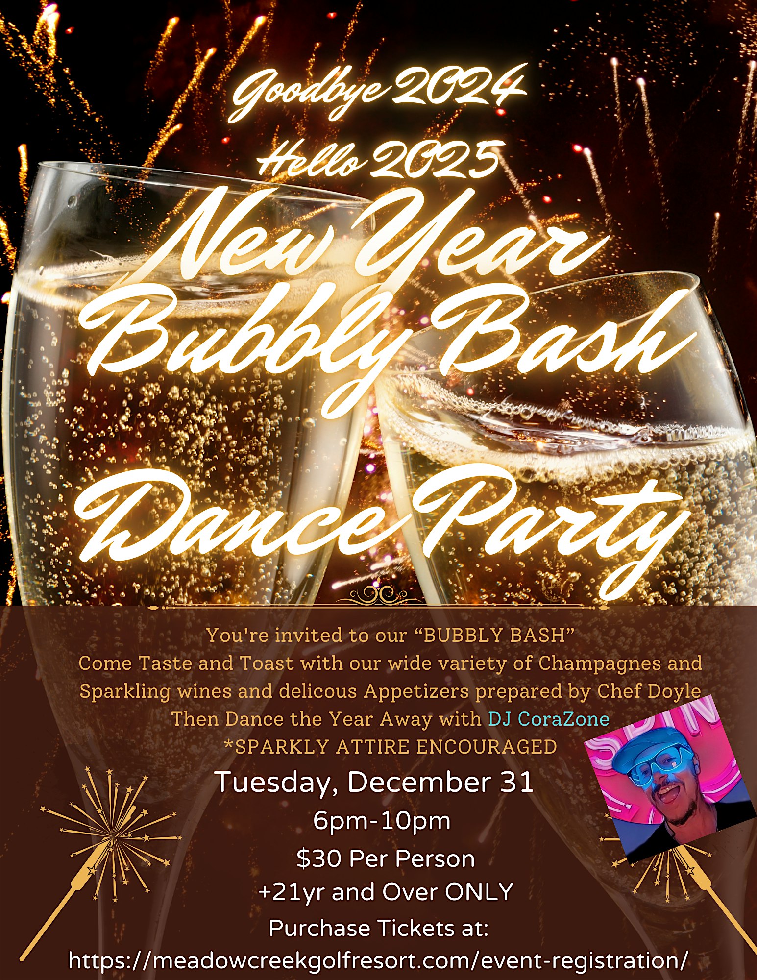 New Year “Bubbly Bash” – New Meadows, ID