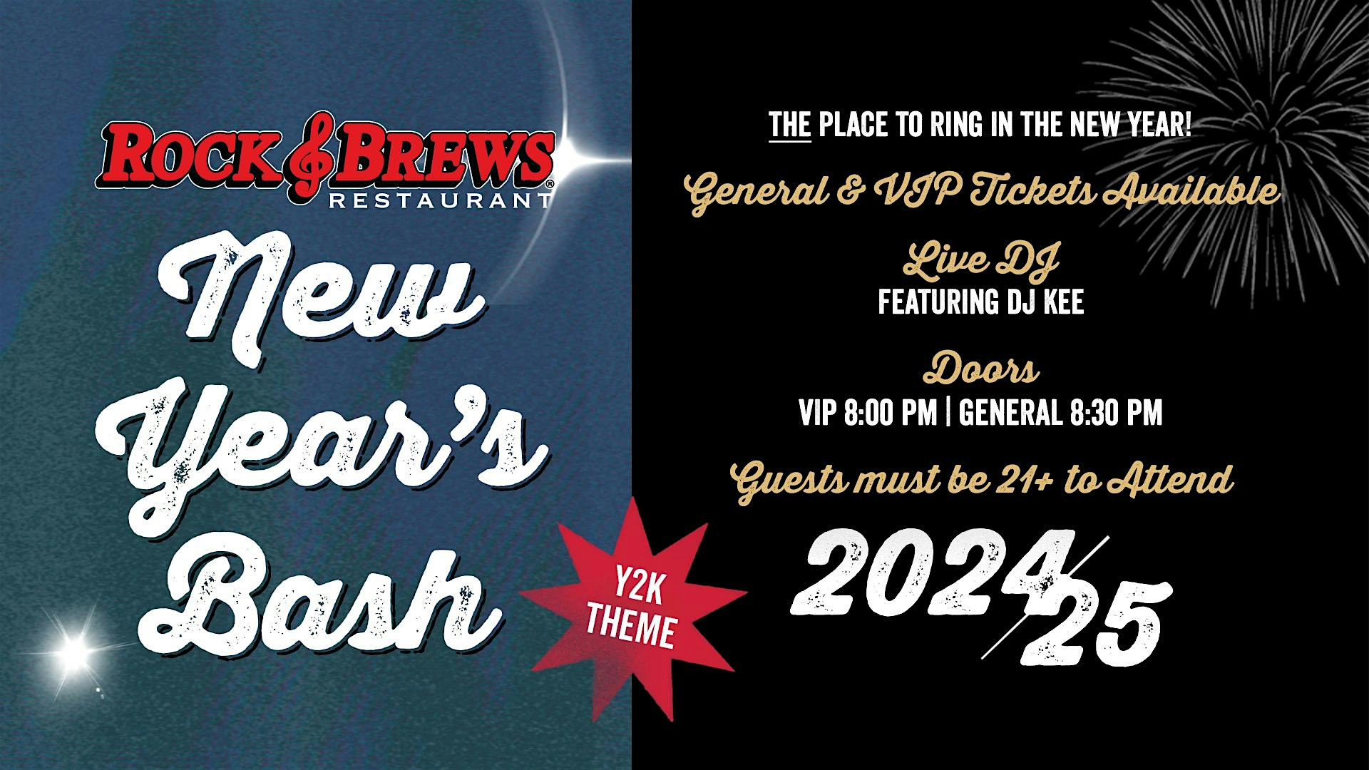 Rock & Brews The Colony New Year’s Bash – The Colony, TX