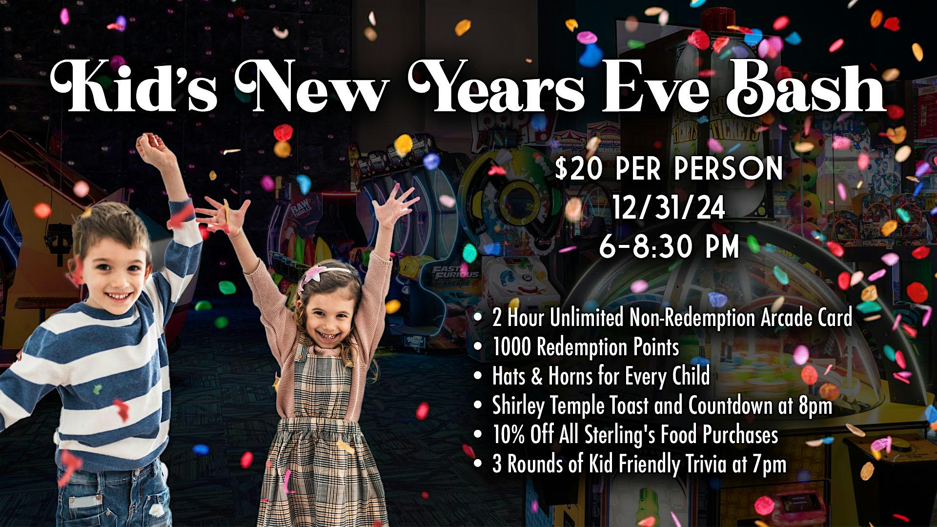 Kid’s New Years Eve Bash – Blacksburg – Blacksburg, VA