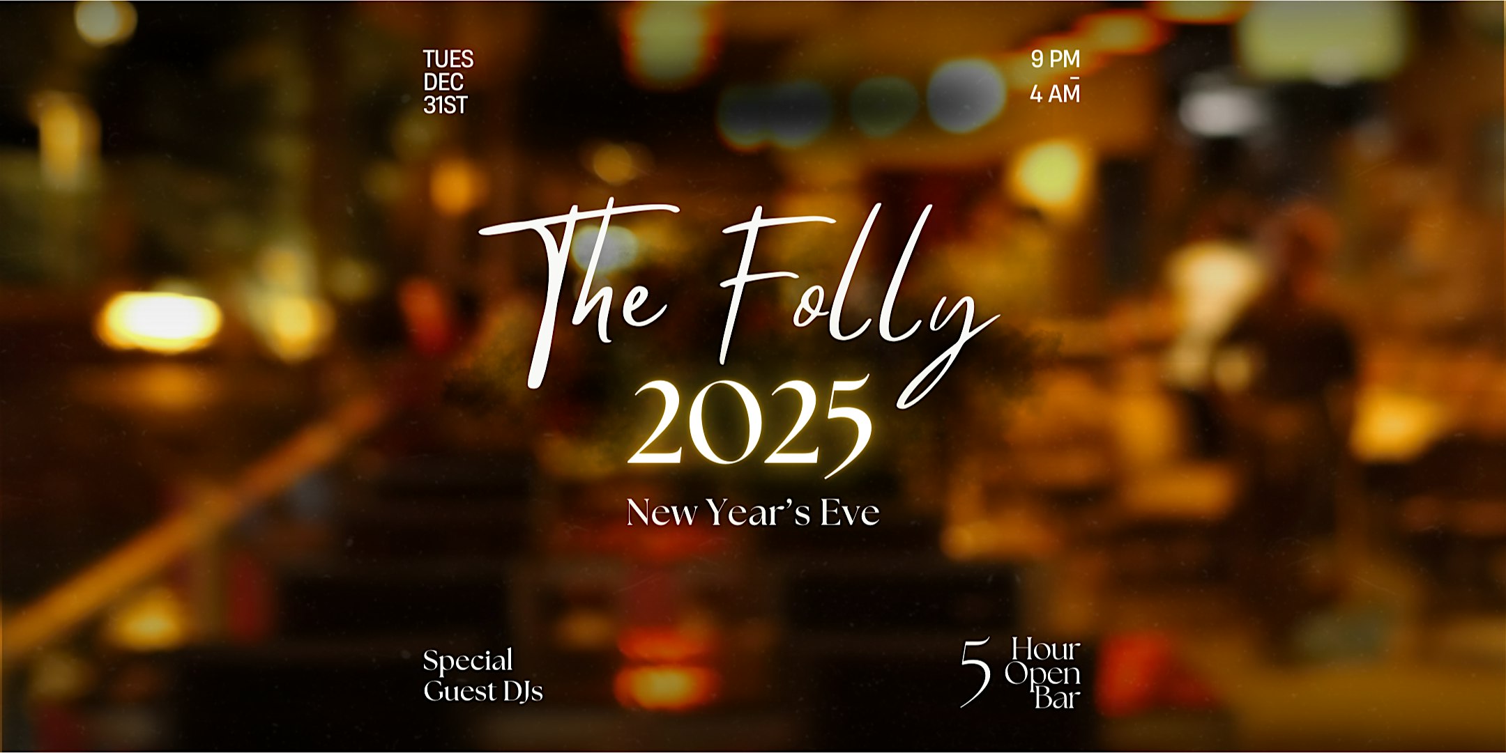 Follys NYE Festivities: Ring in the New Year – New York, NY