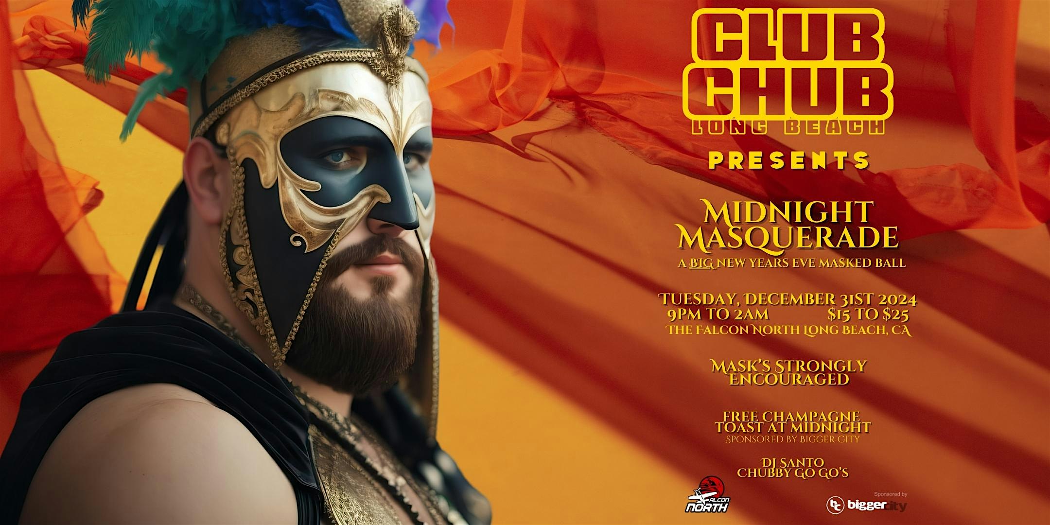 Club Chub Midnight Masquerade NYE Party – Long Beach, CA