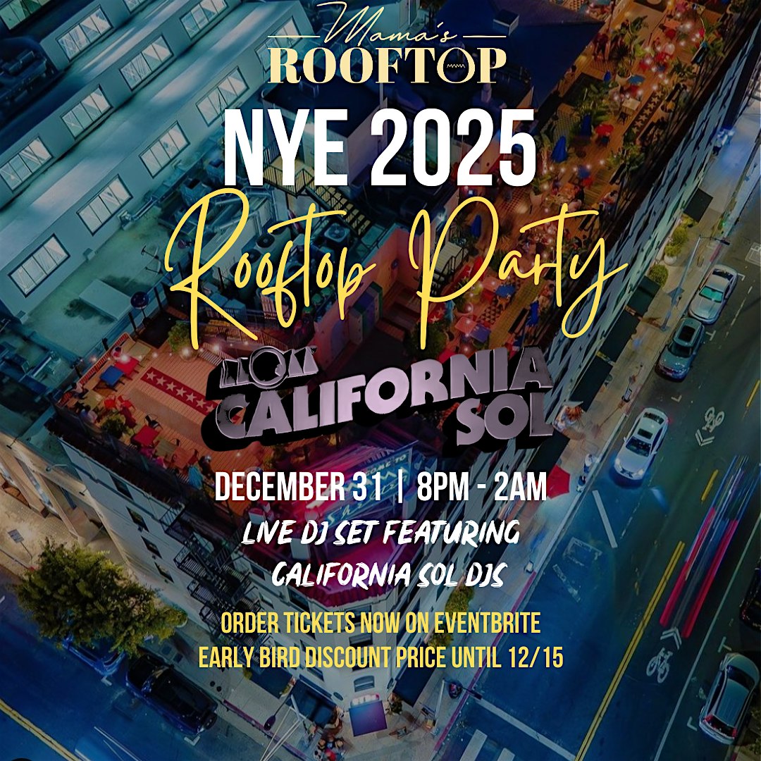 New Year’s Eve Rooftop Party at MAMA SHELTER – Los Angeles, CA