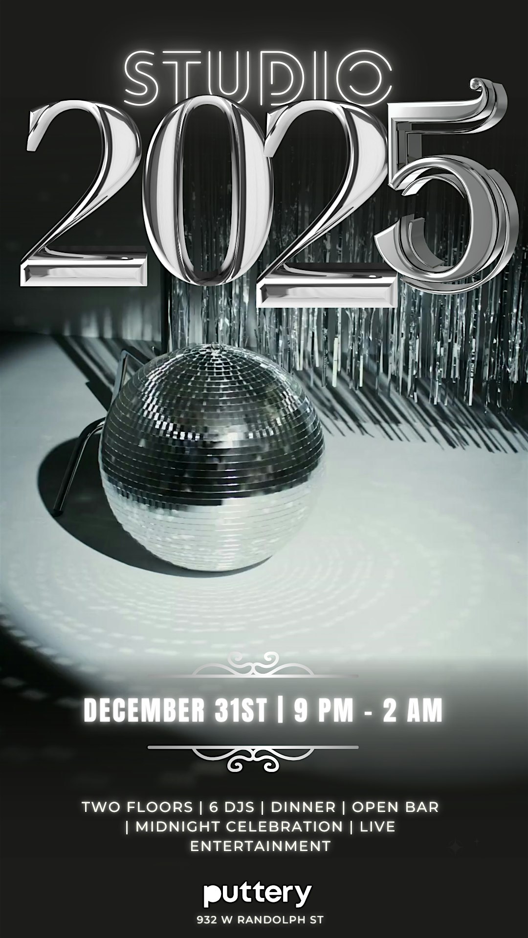 Studio 2025 NYE Celebration – Chicago, IL