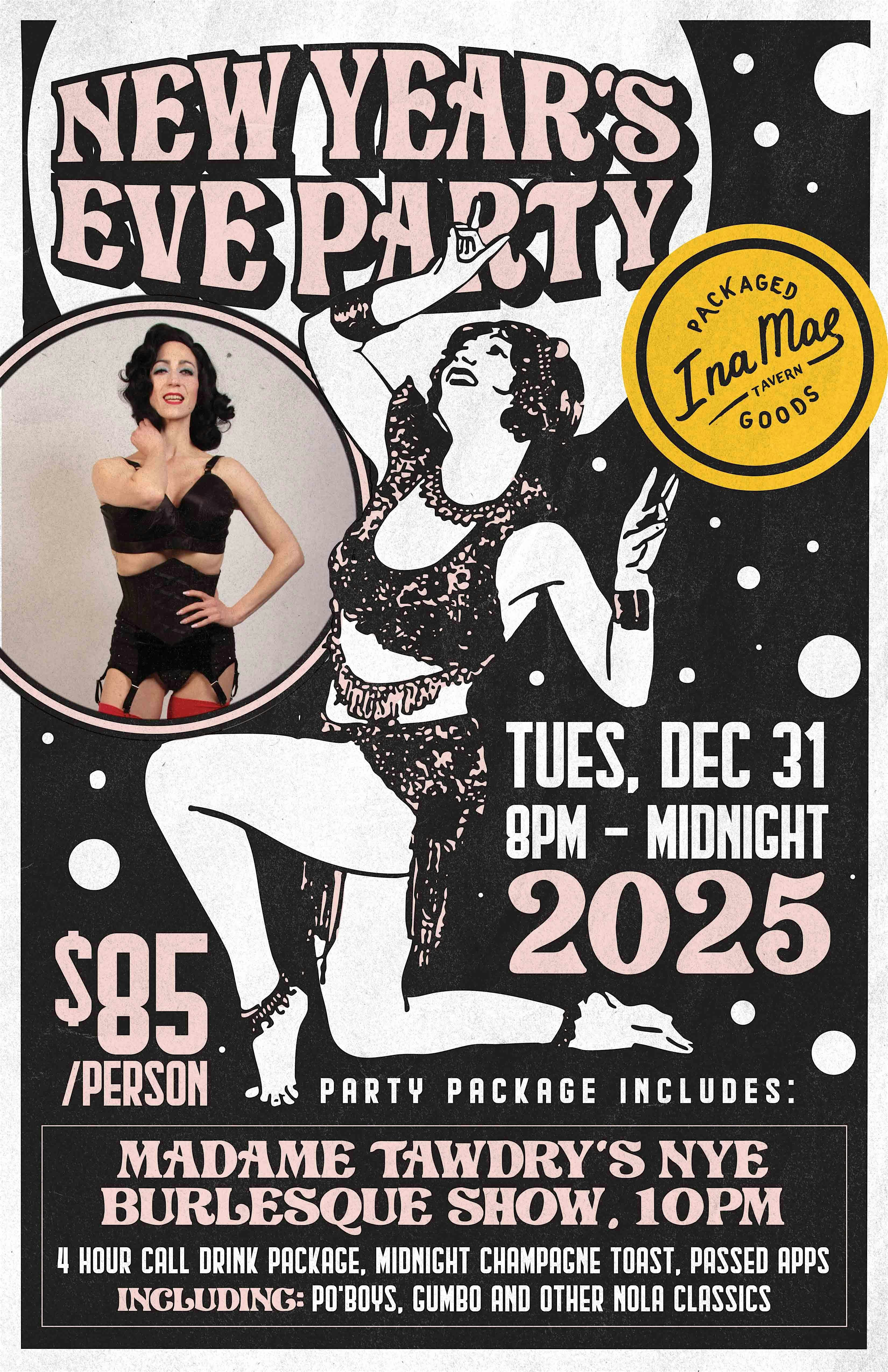 New Year’s Eve Party at Ina Mae Tavern in Wicker Park – Chicago, IL