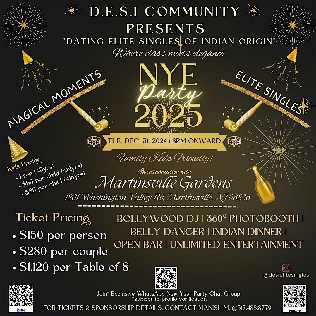 New Year Magical Moment with Elite Singles at Martinsville Gardens – Bridgewater, NJ