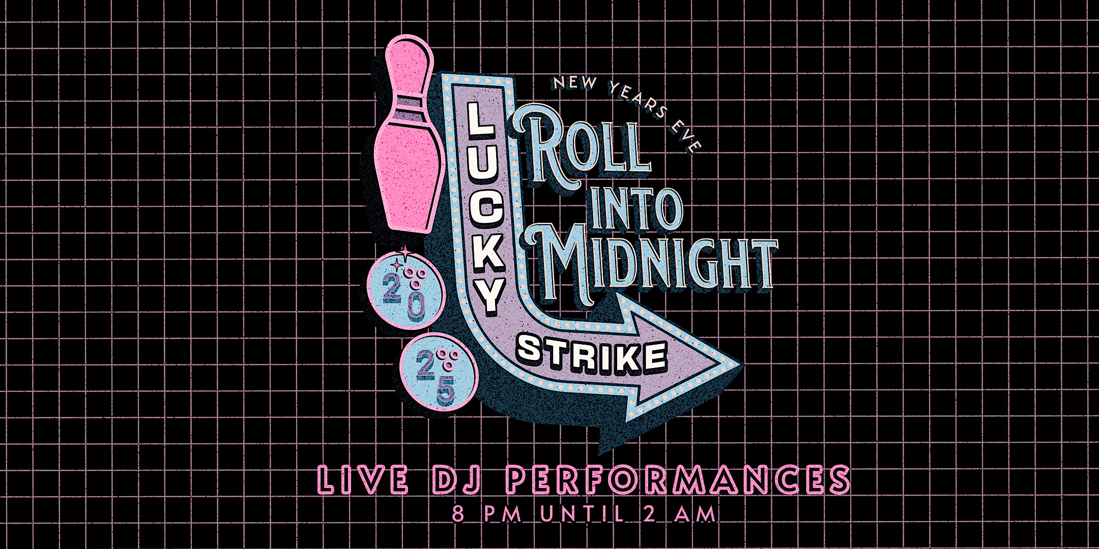 Roll Into Midnight – NYE at Lucky Strike – Boston, MA