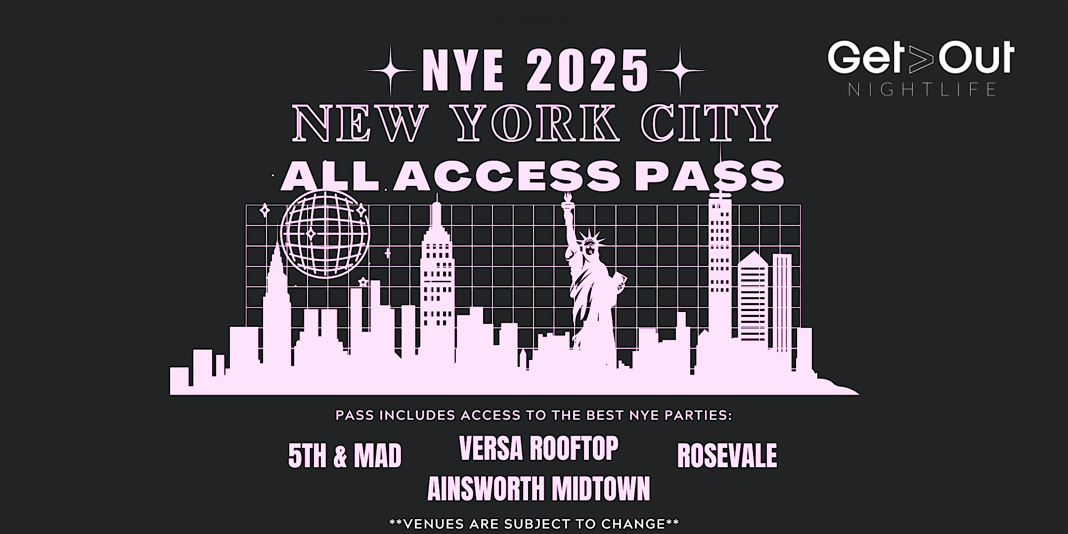 NYE 2025 Toast and Tour – New York, NY