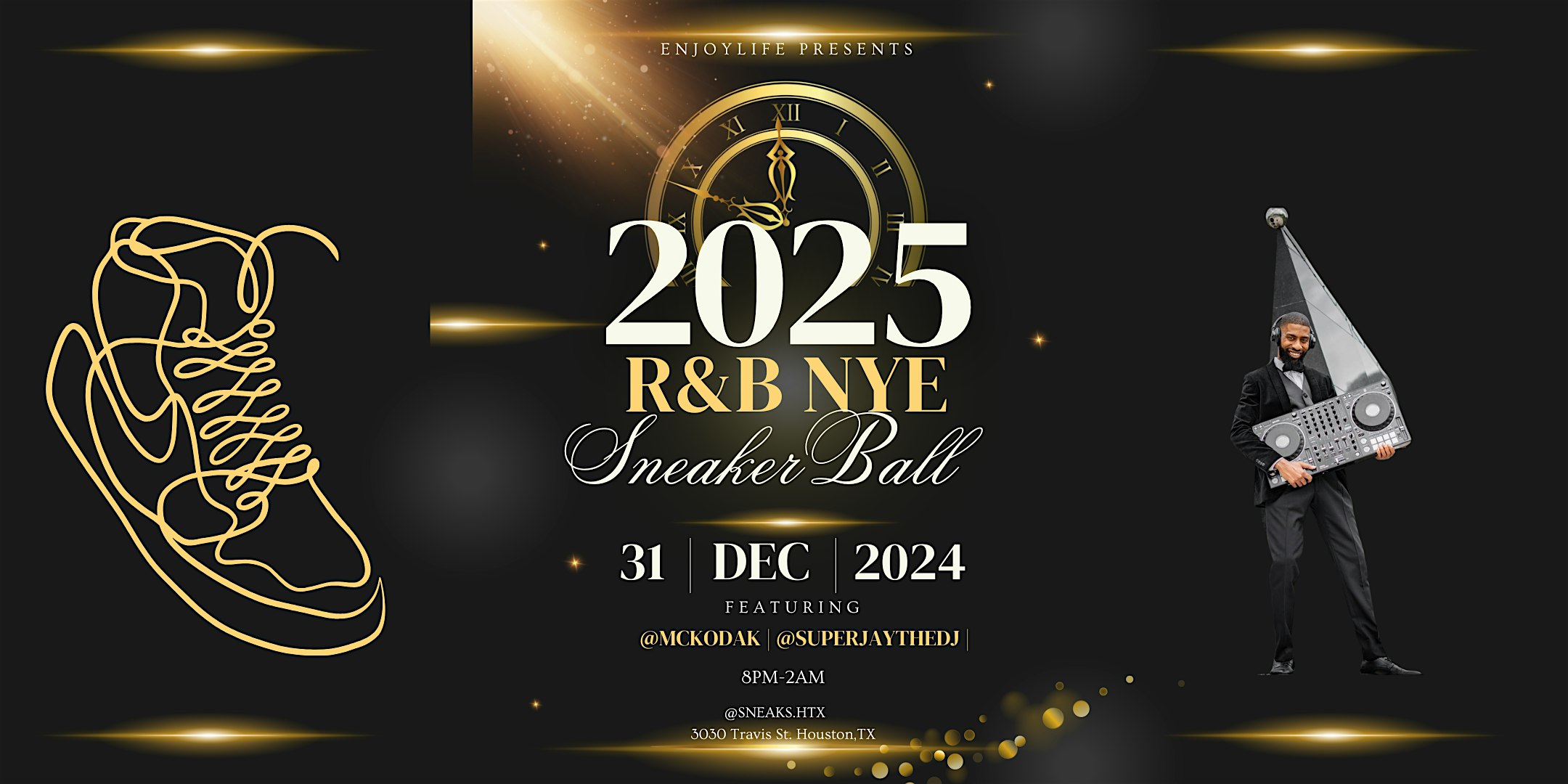 The Houston New Years Eve Sneaker Ball – Houston, TX