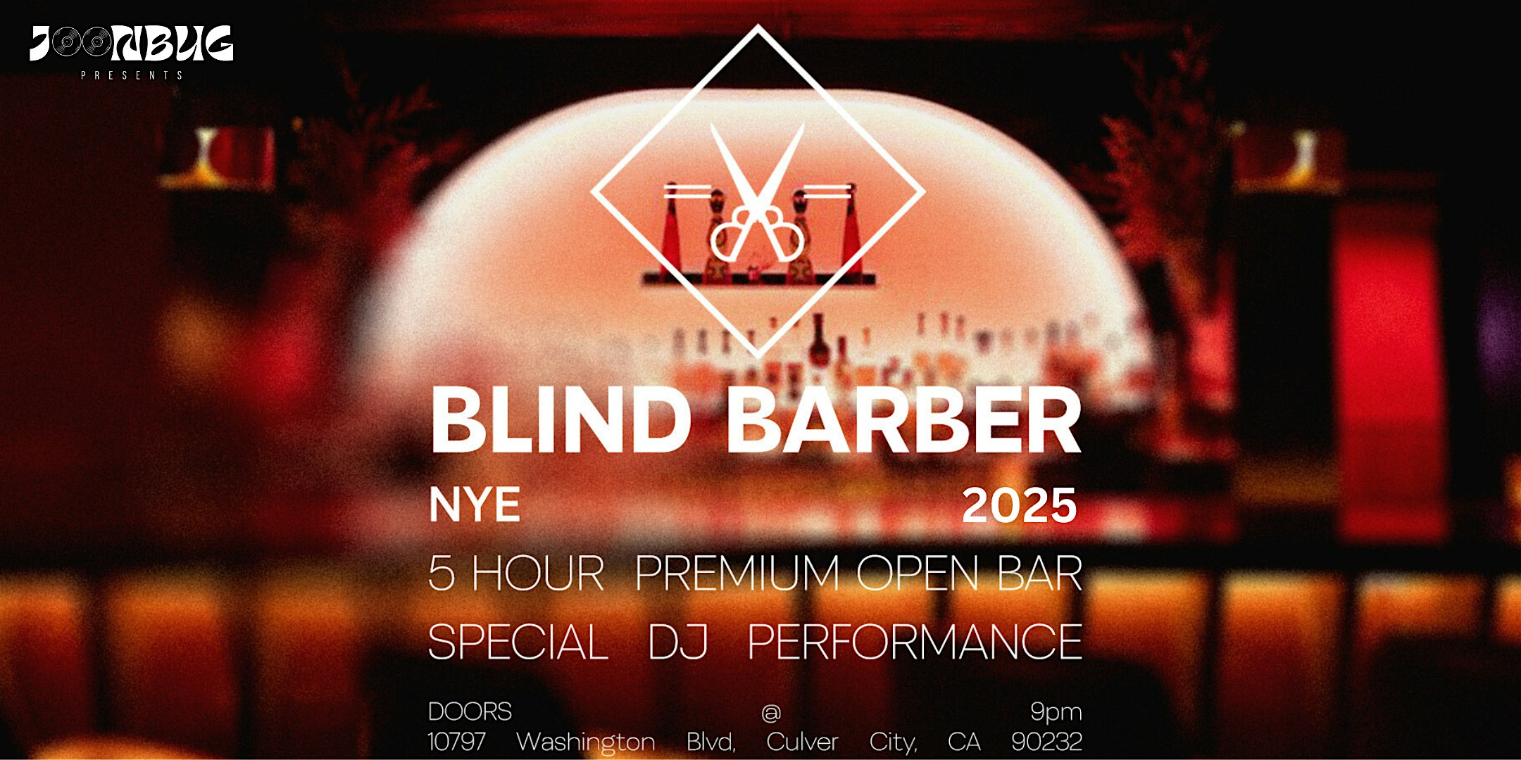 New Years Eve at Blind Barber Culver City : Cheers to 2025 – Culver City, CA