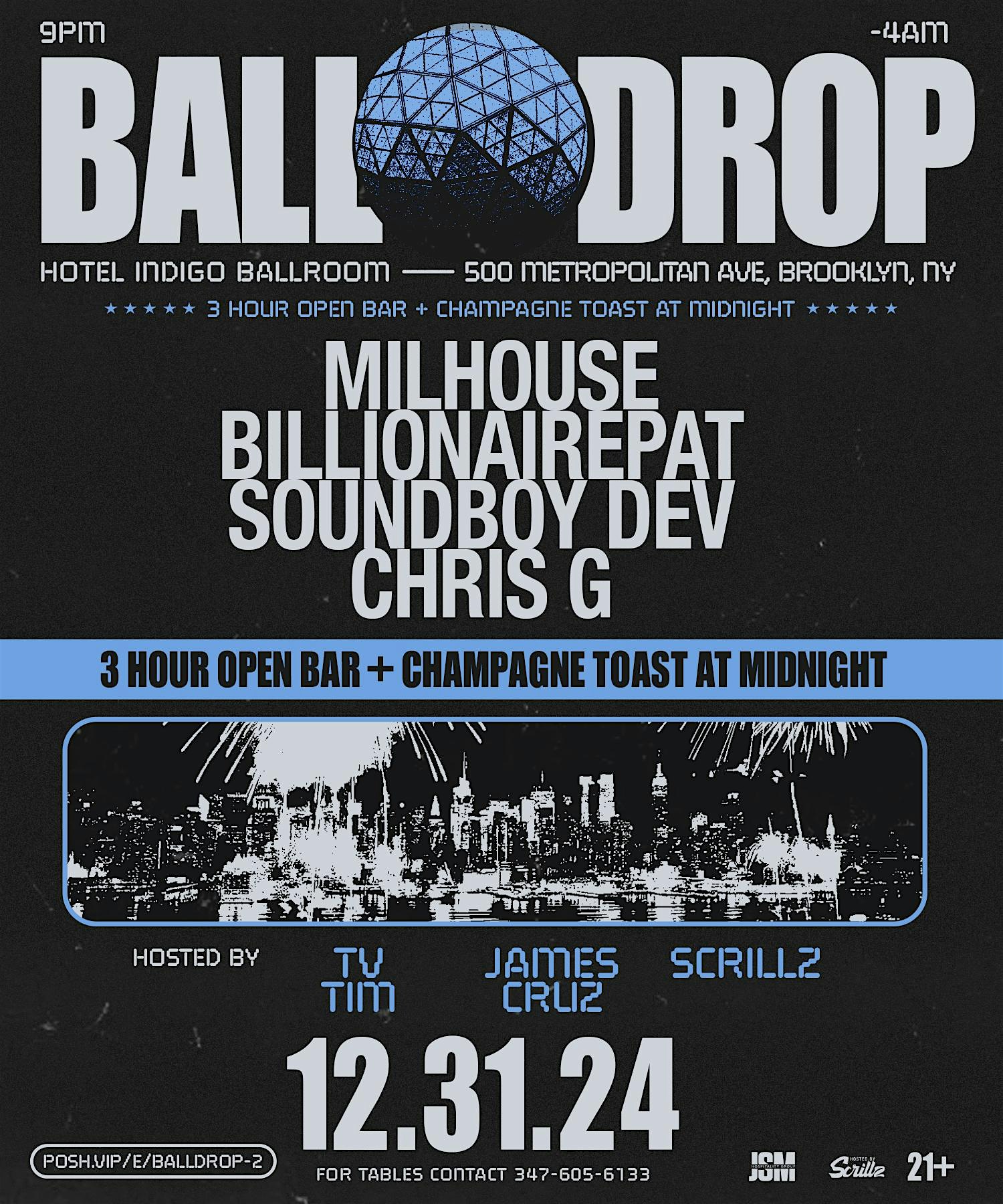 Ball Drop: NYC’s Biggest NYE Party – Brooklyn, NY