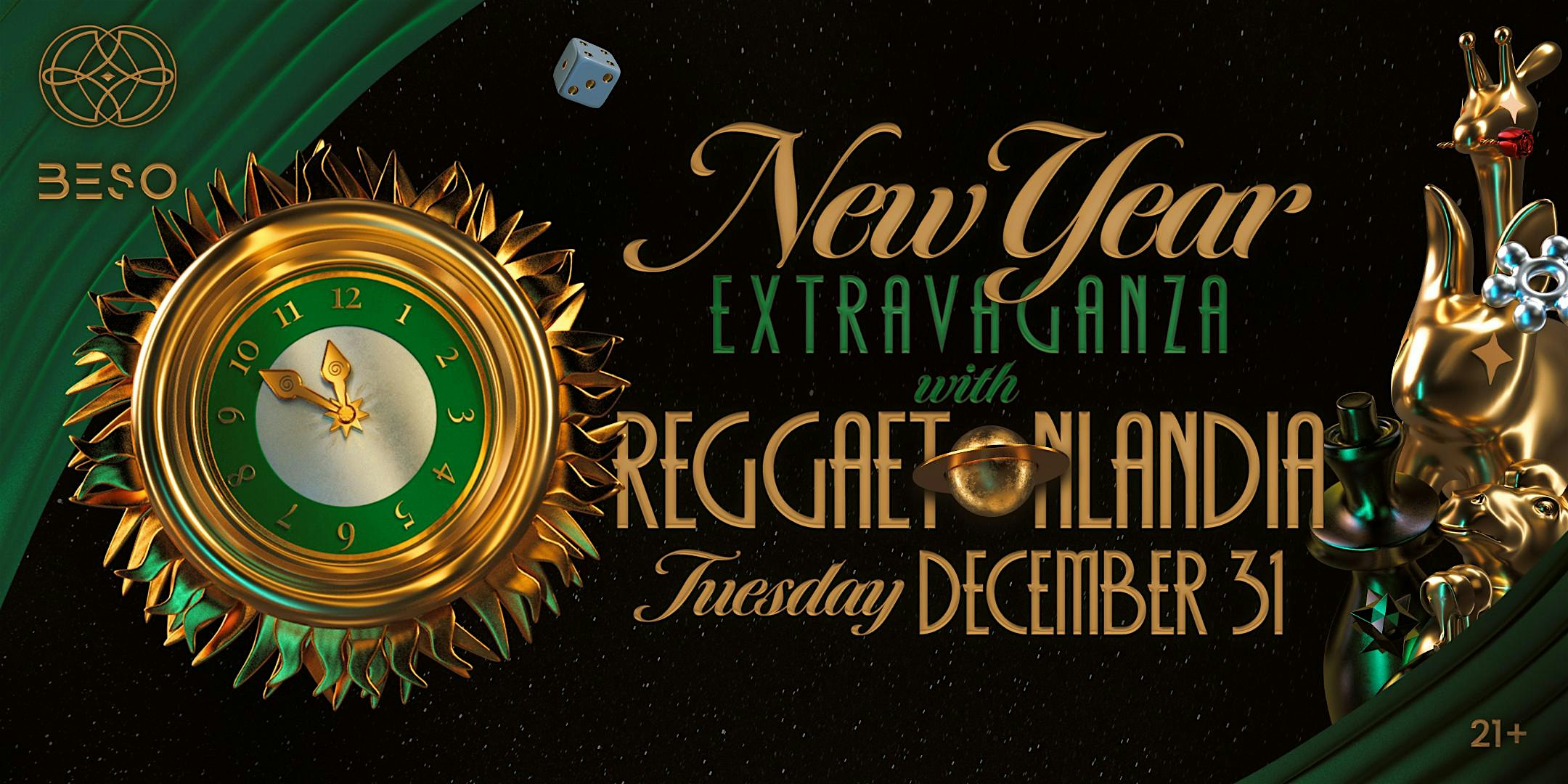 New Year Eve Extravaganza w/ Reggaetonlandia – Downey, CA