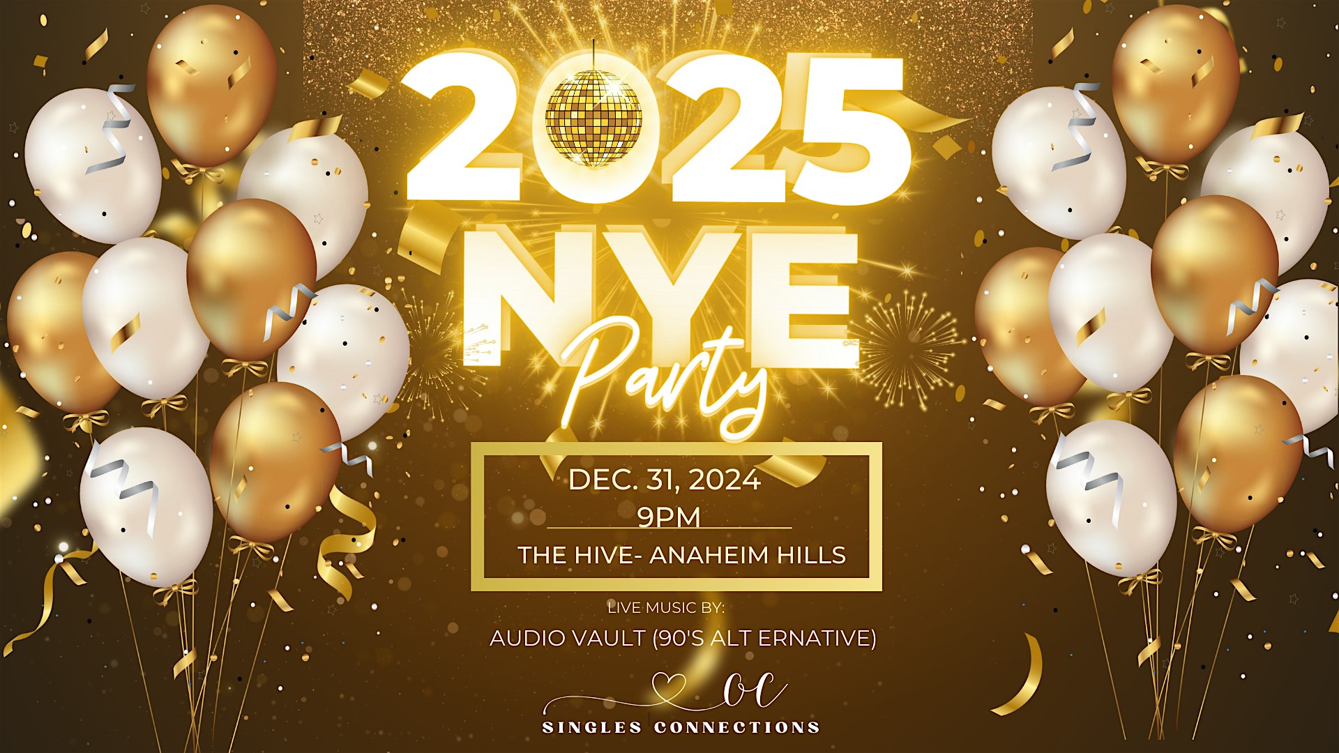 NYE Countdown Party – Anaheim, CA