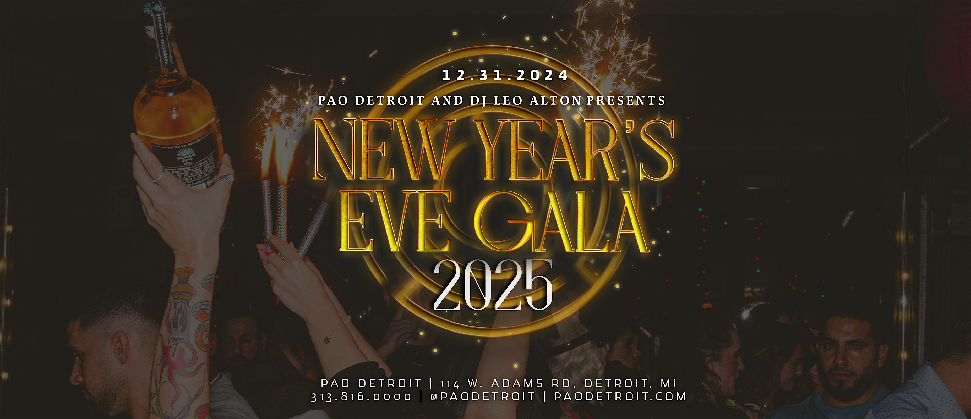 New Year’s Eve Gala at PAO Detroit | 2025 – Detroit, MI