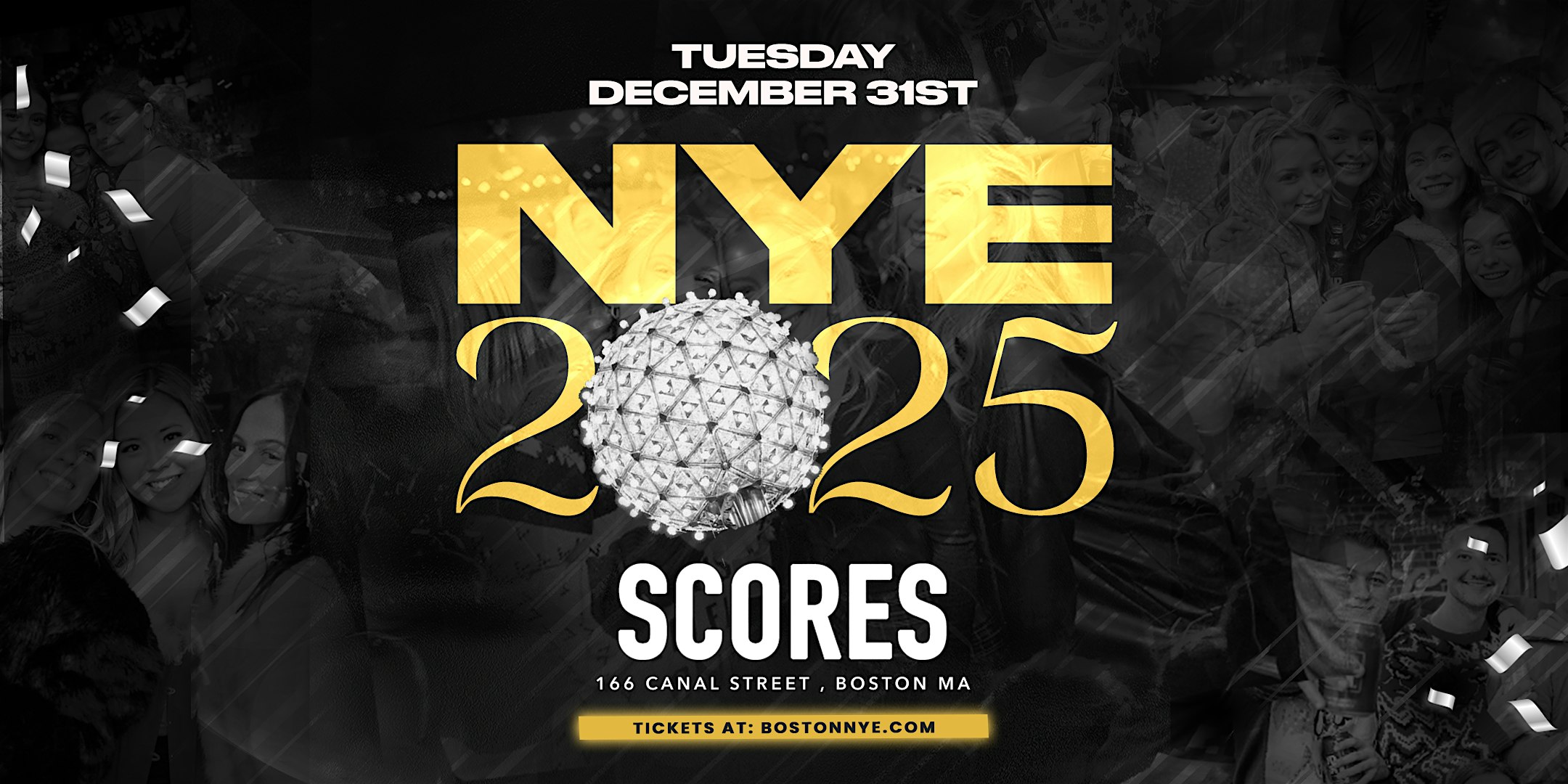 SCORE’S Sports Bar – New Year’s Eve 2025 – Boston – Boston, MA