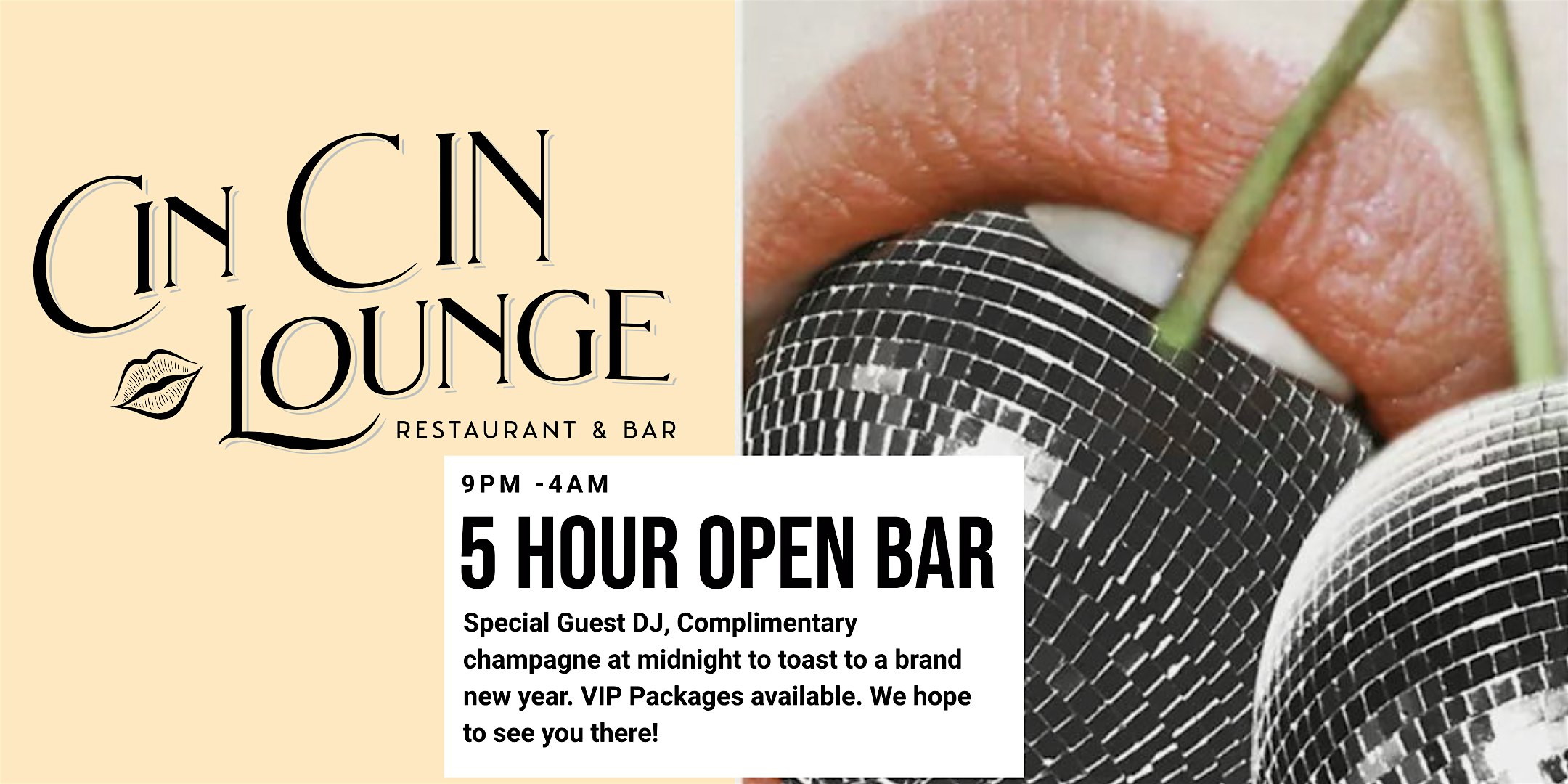 New Years Party at Cin Cin Lounge 2025 – New York, NY