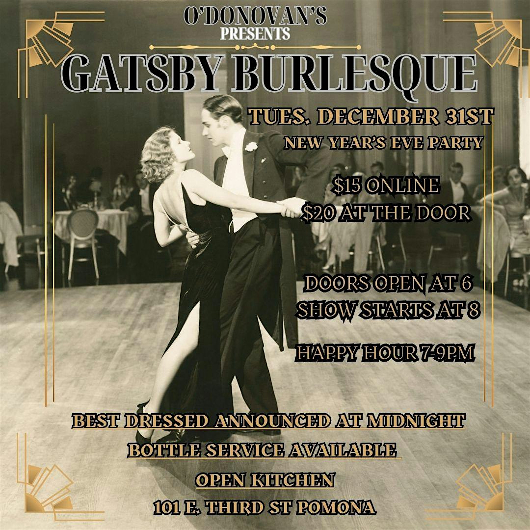 Gatsby Burlesque: A New Year’s Eve Party – Pomona, CA