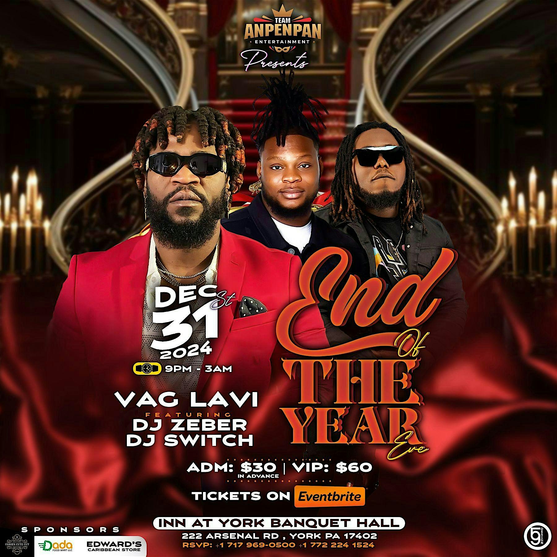 END OF THE YEAR EVE WITH VAG LAVI – York, PA