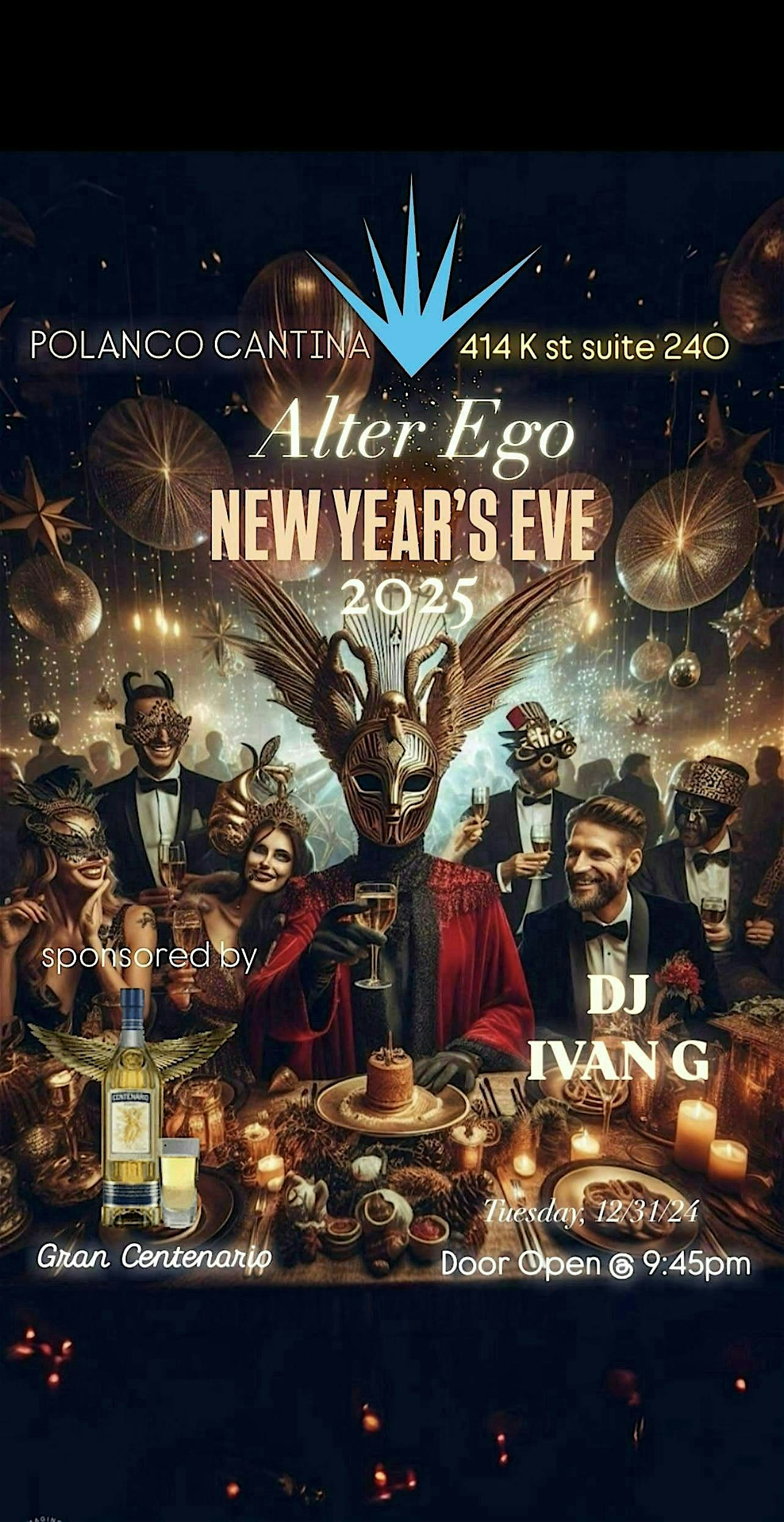 NEW YEARS EVE 2025 – ALTER EGO – PARTY!! – Sacramento, CA