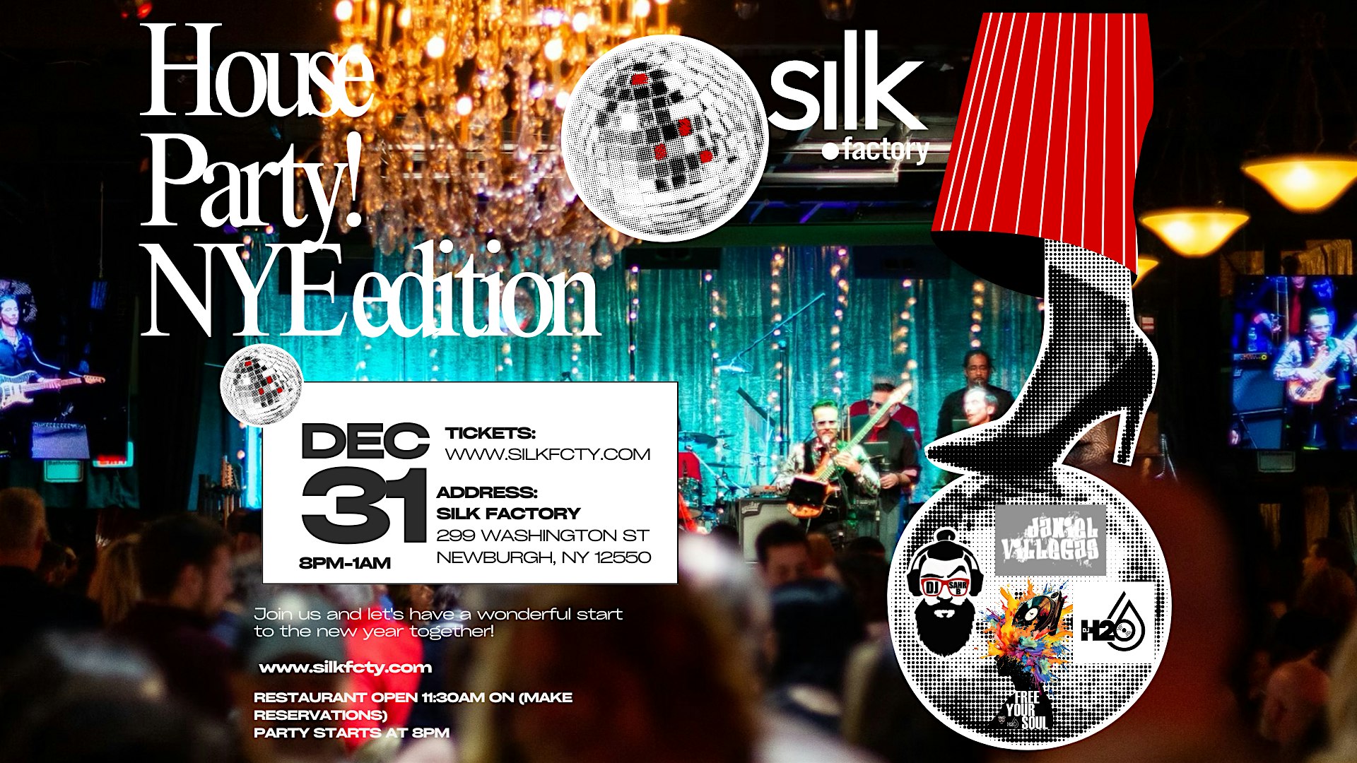 NYE at The Silk Factory – Newburgh, NY