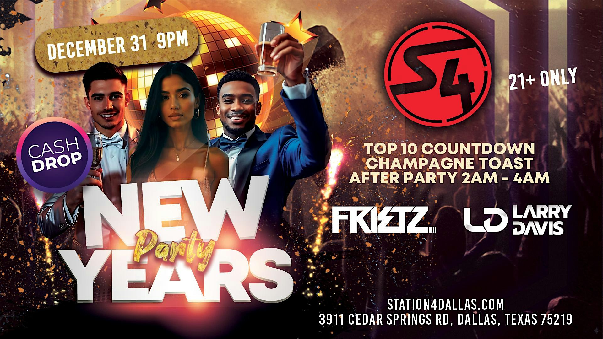 New Year’s Eve 2025 Party at S4 in Dallas – Dallas, TX