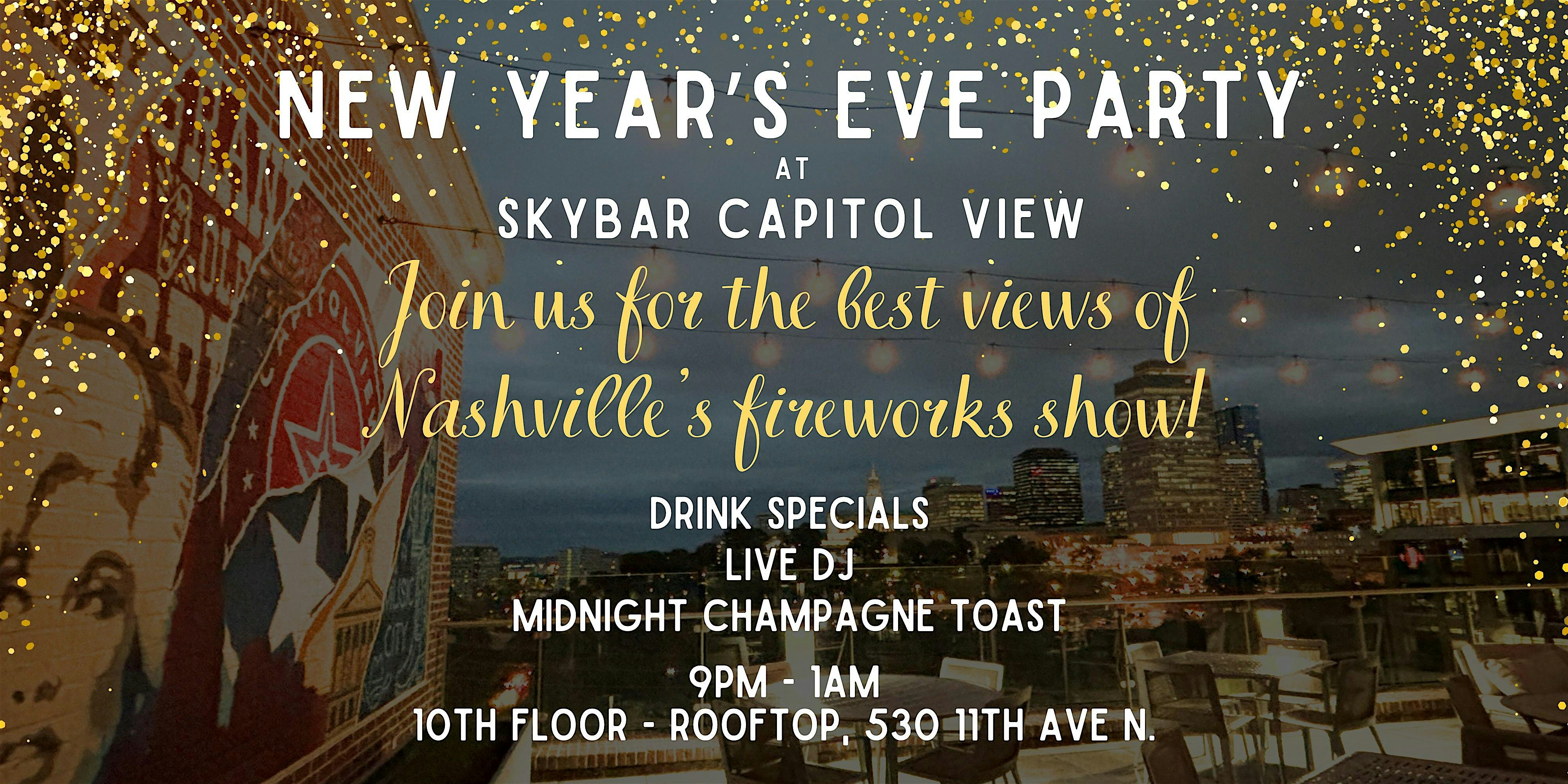 New Year’s Eve at the SkyBar – Nashville, TN