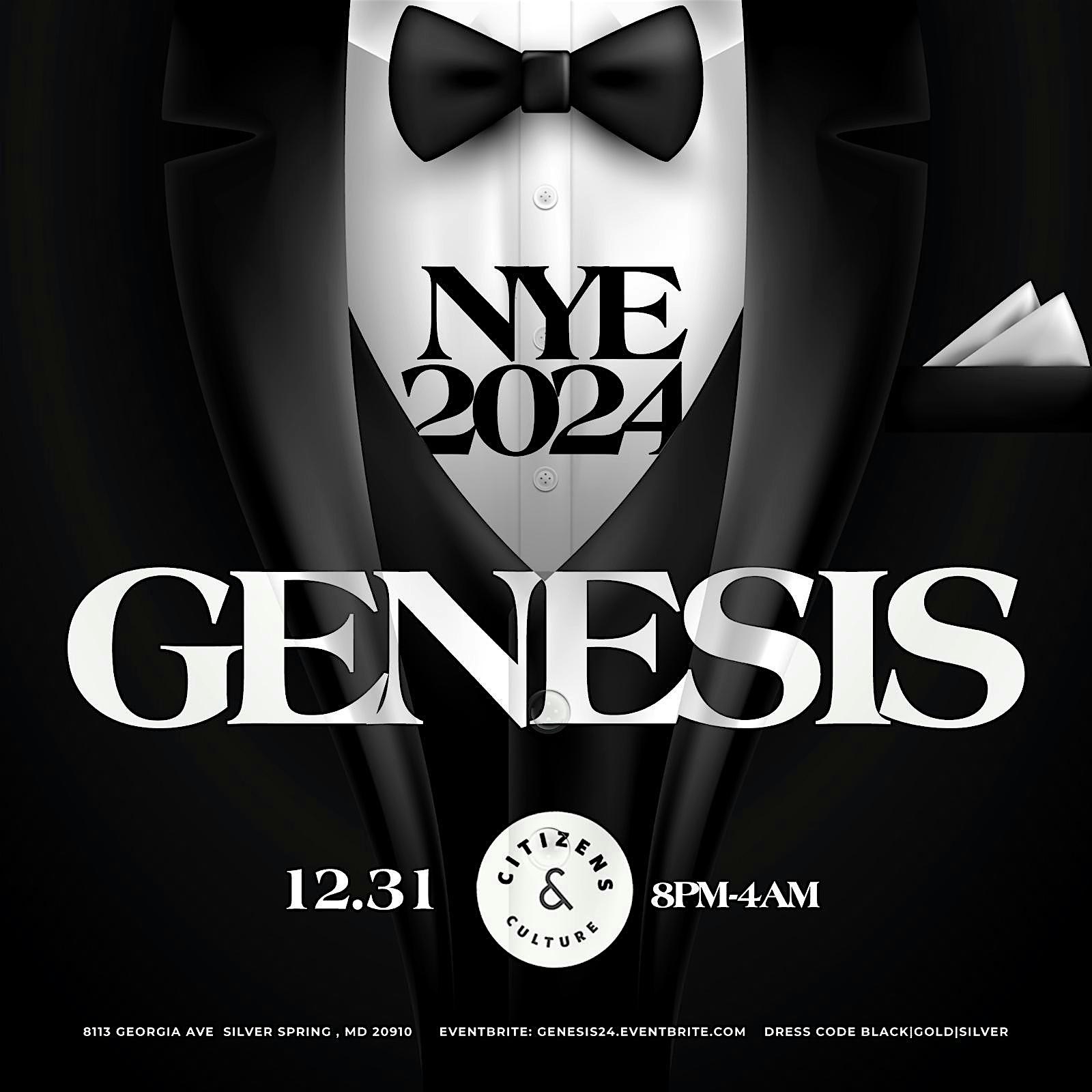 {12.31} NYE Genesis Party : Citizens Rooftop w/Champagne Toast – Silver Spring, MD