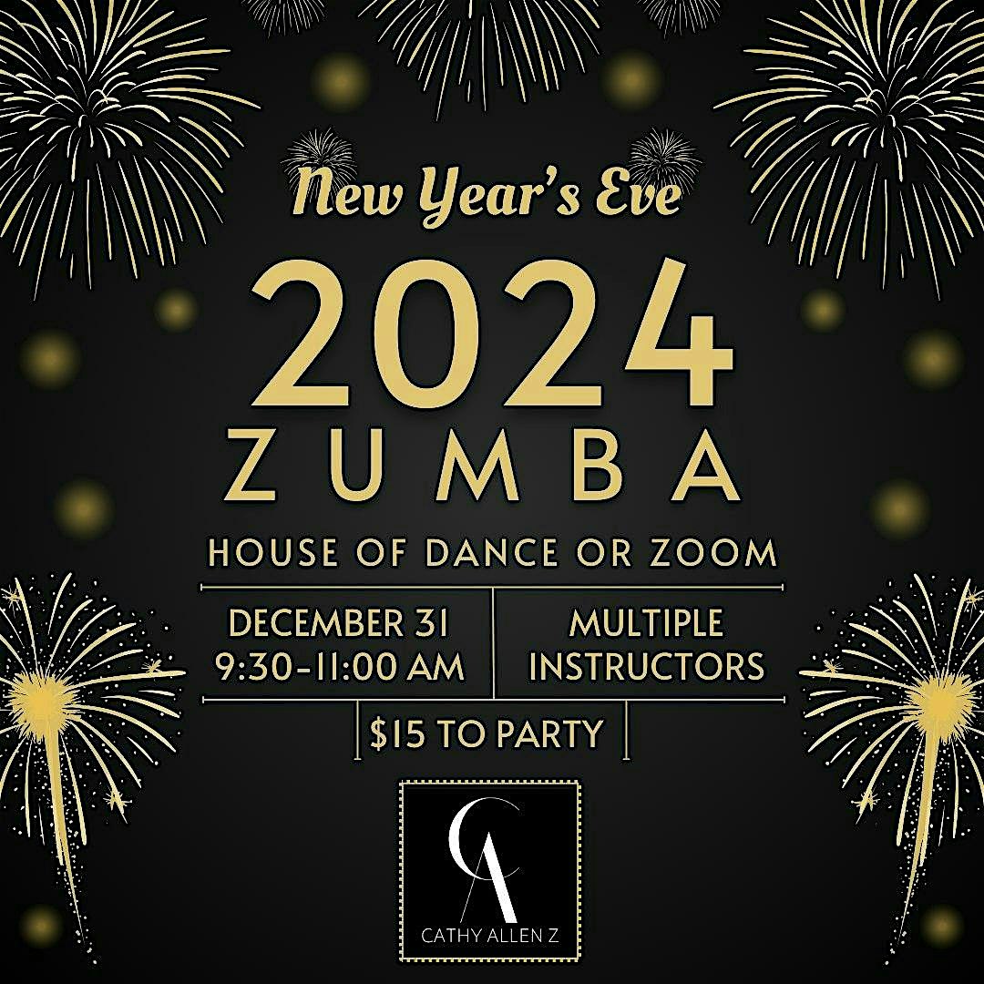 New Year’s Eve (Morning) 90-Minute Zumba Party! – Sudbury, MA