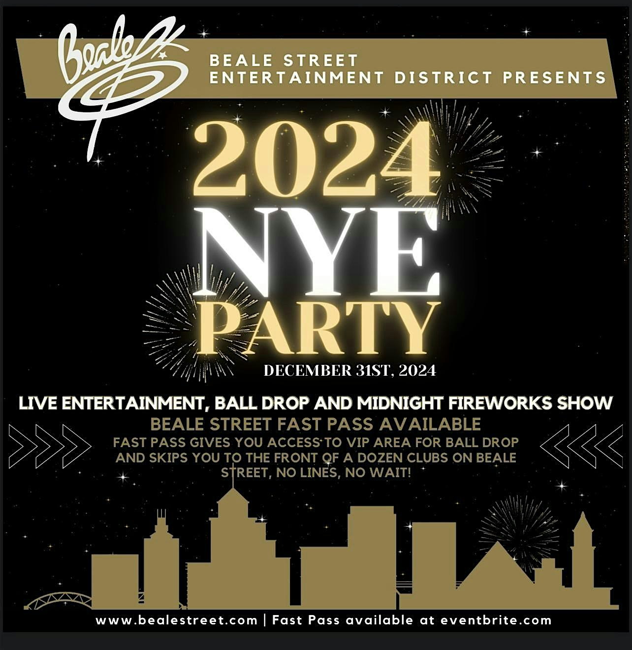 BSMA NYE 2024 FAST PASS – Memphis, TN