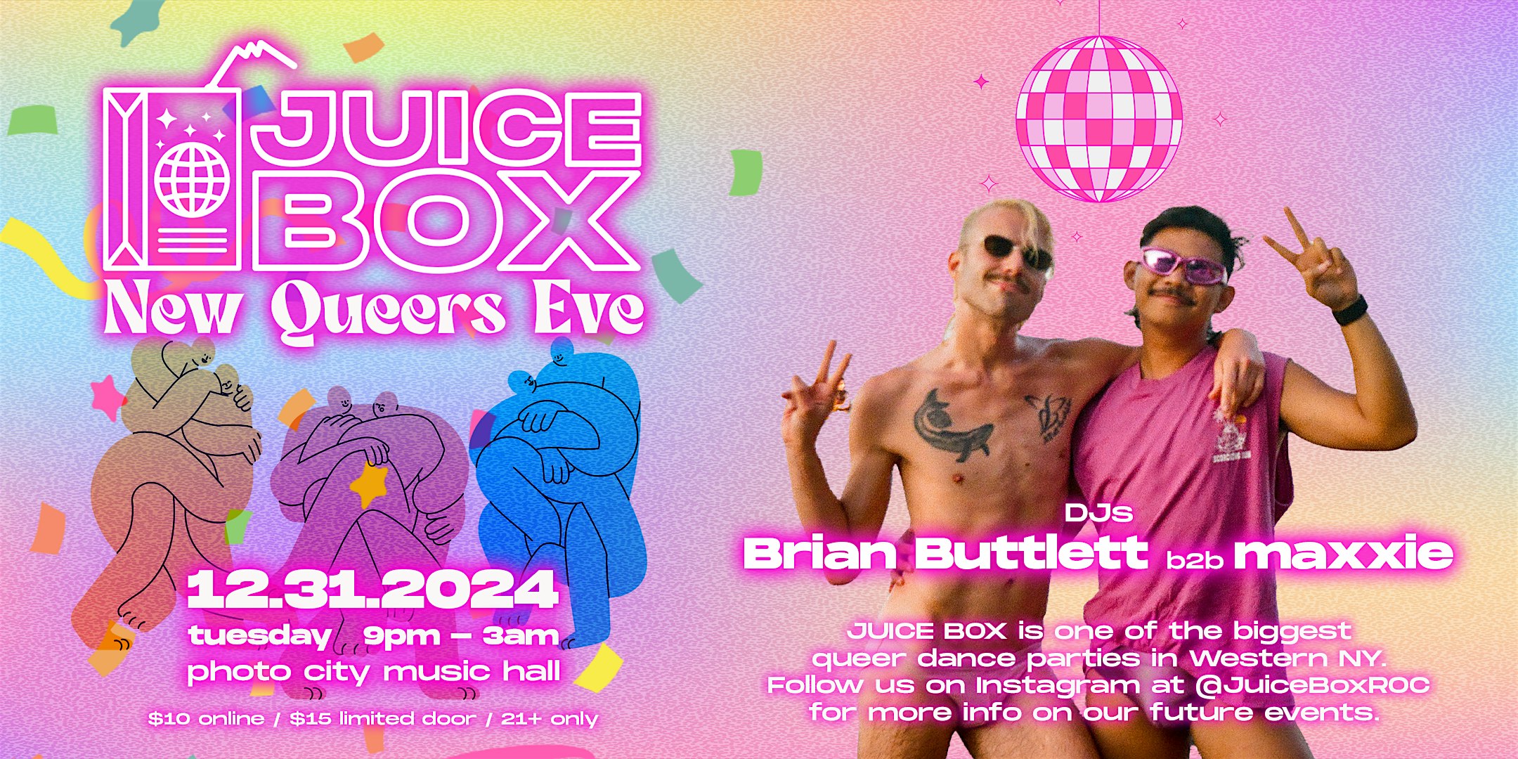 Juice Box: New Queers Eve – Rochester, NY