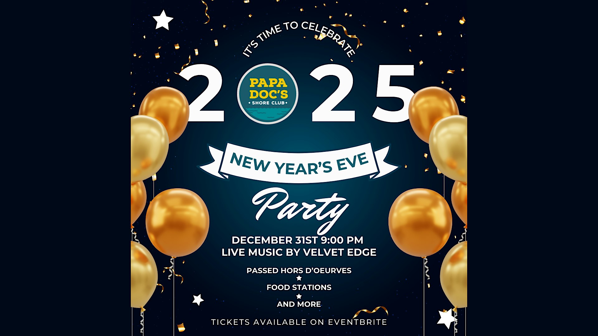 New Year’s Eve at Papa Doc’s – Lake Wylie, SC