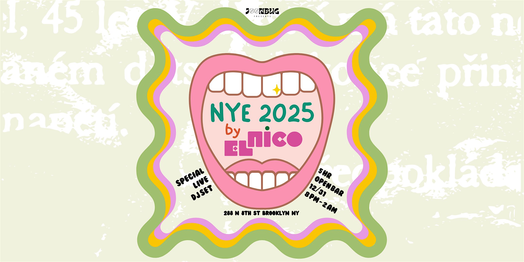 New Years Eve 2025 at El Nico Rooftop – Brooklyn, NY