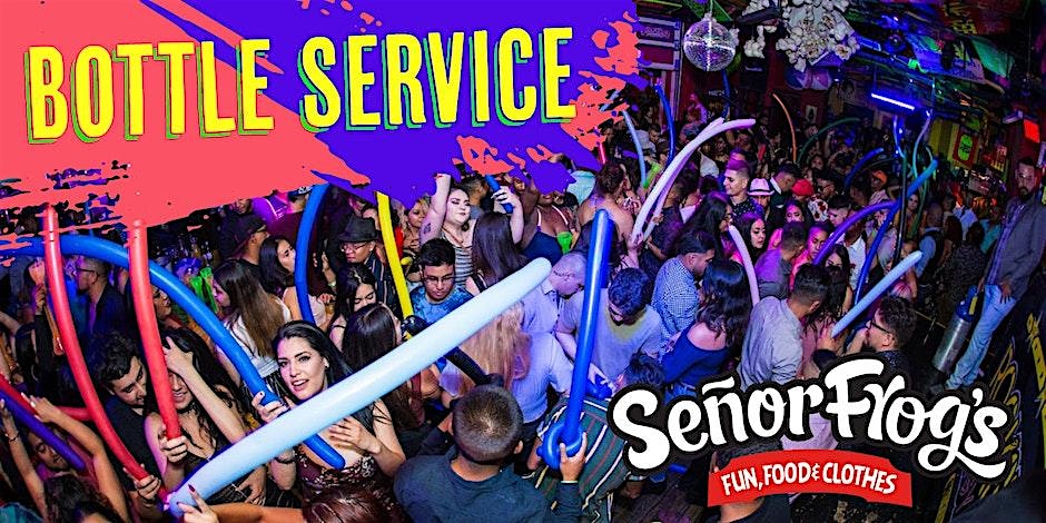 Senor Frogs Bottle Service + WAIVE Admission Fee + Banda VIP TABLE 6 People – Las Vegas, NV