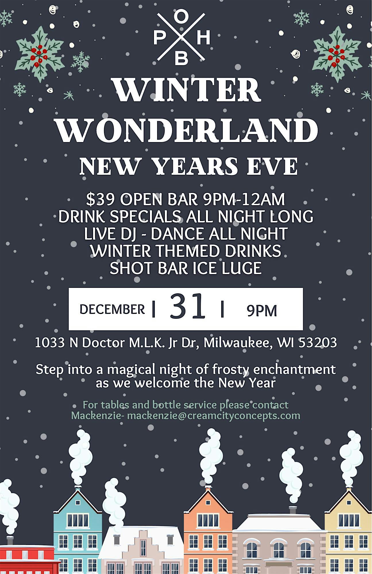 Winter Wonderland NYE 2025 – Milwaukee, WI