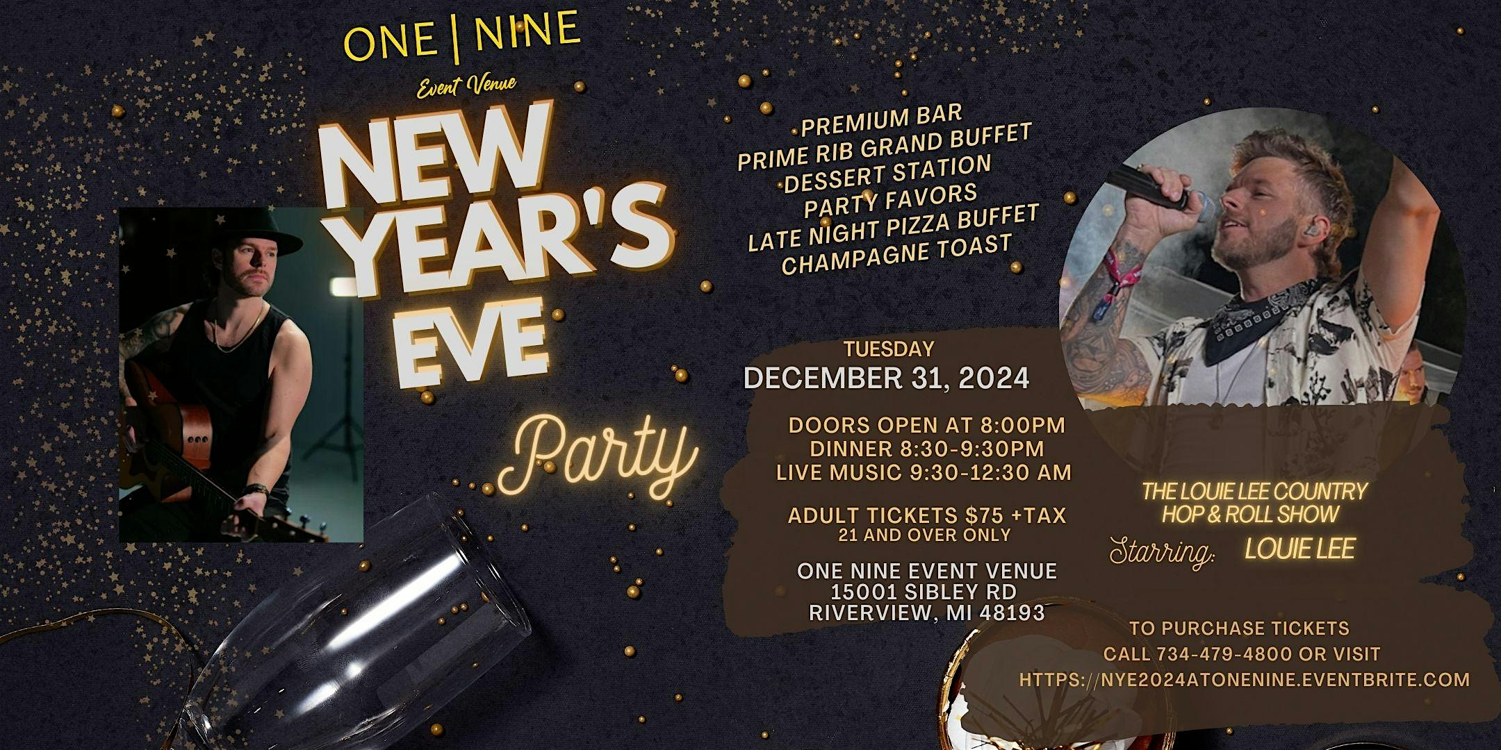 New Year Eve Country Hop & Roll Party – Riverview, MI