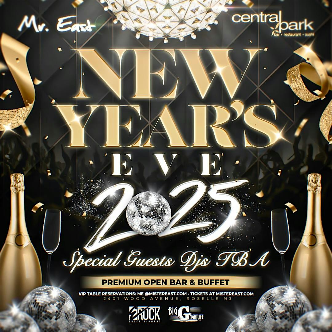 New Year’s Eve 2025 @Mister East Club & Lounge in Roselle New Jersey – Roselle, NJ