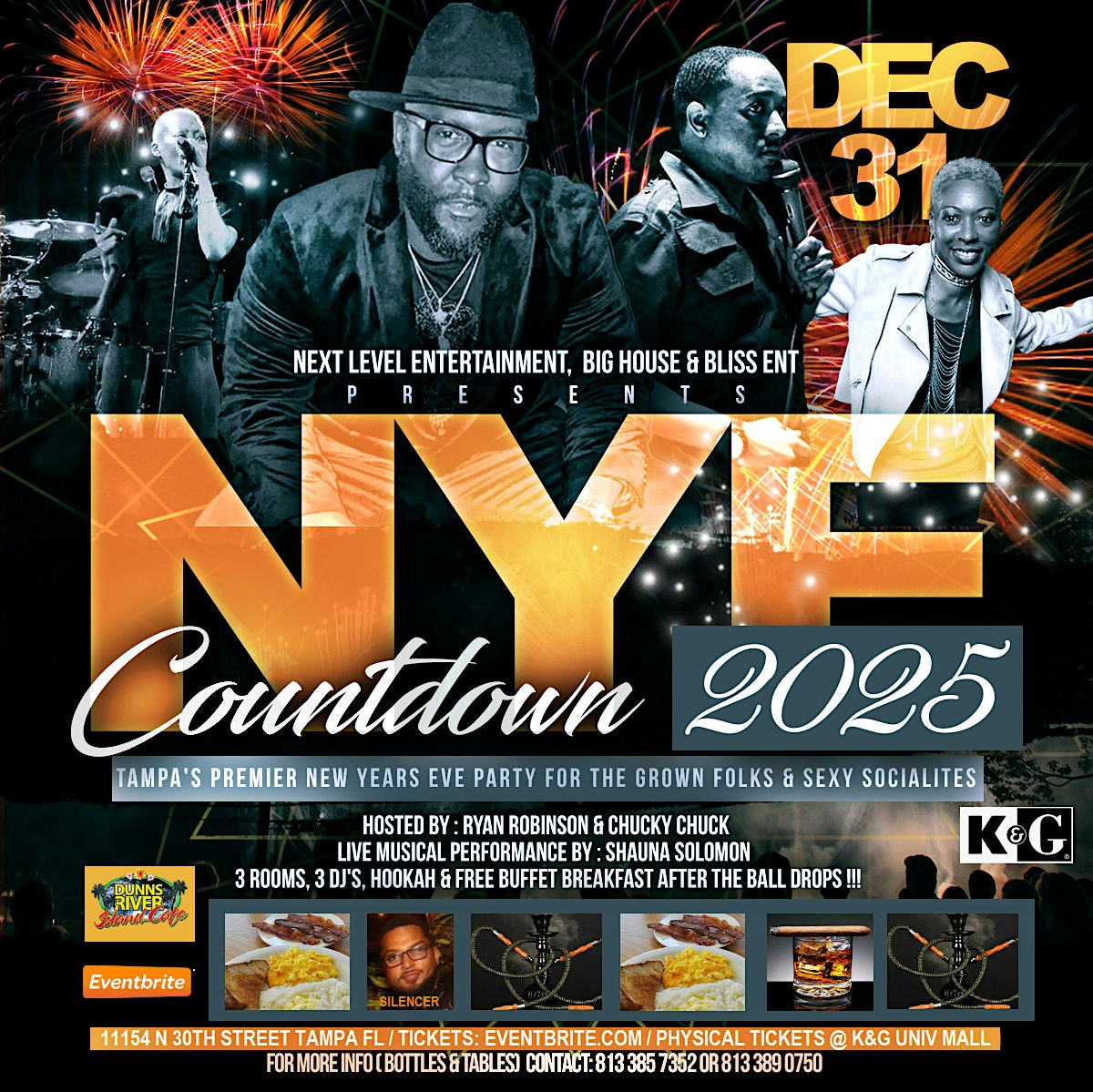 The Countdown…5…4….3….2…1…..new years eve VIP table package – Tampa, FL