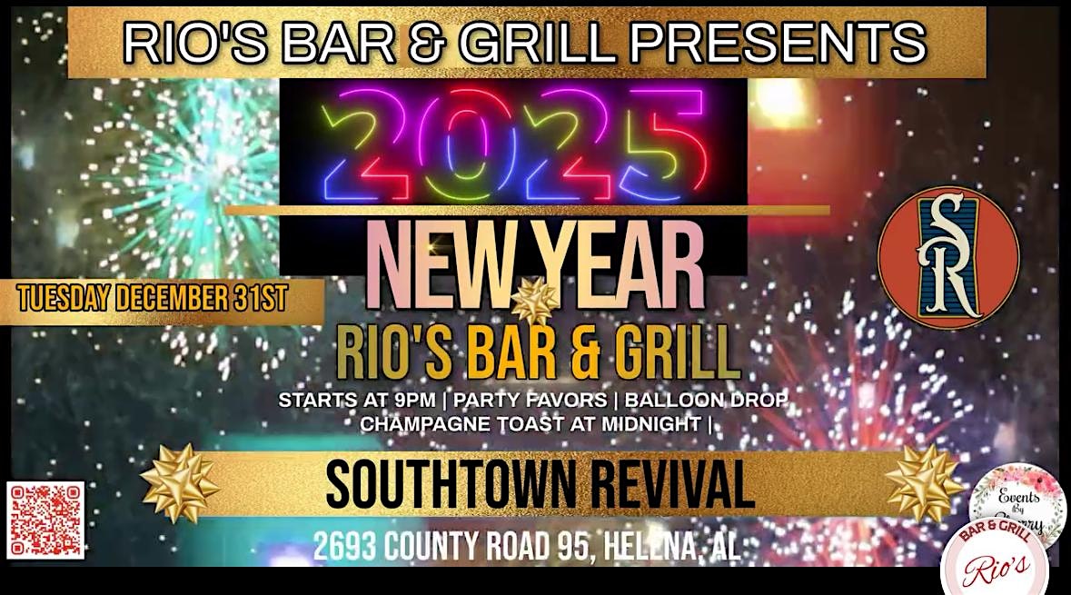 New Years Eve Party at Rios Featuring Southtown Revival! – Helena, AL