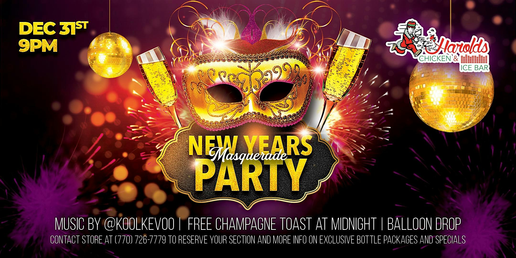 Harolds New Years Masquerade Party – Marietta, GA