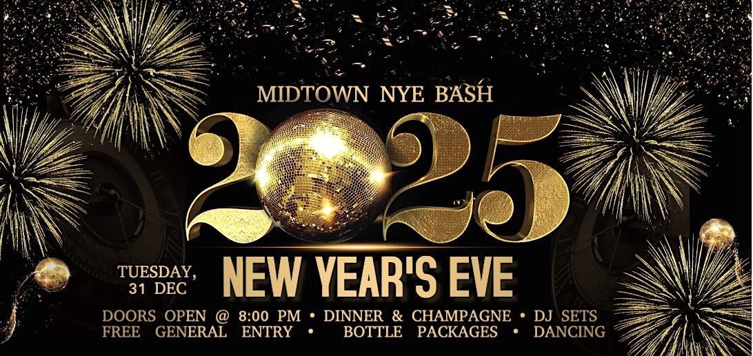 New Year’s Eve Celebration in Midtown – New York, NY