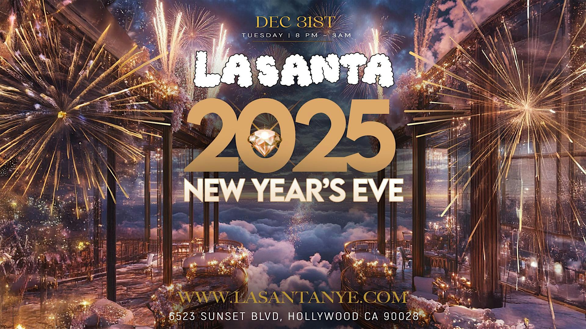 LA SANTA NYE 2025 SOIRÉE – Eve of Elegance at Penthouse Hollywood – Los Angeles, CA