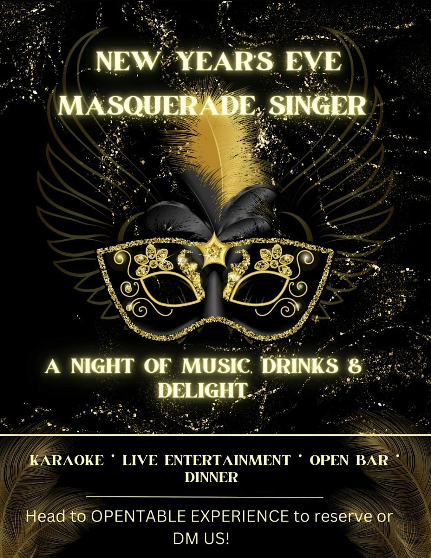 The Masquerade Singer NYE Event – Washington, DC