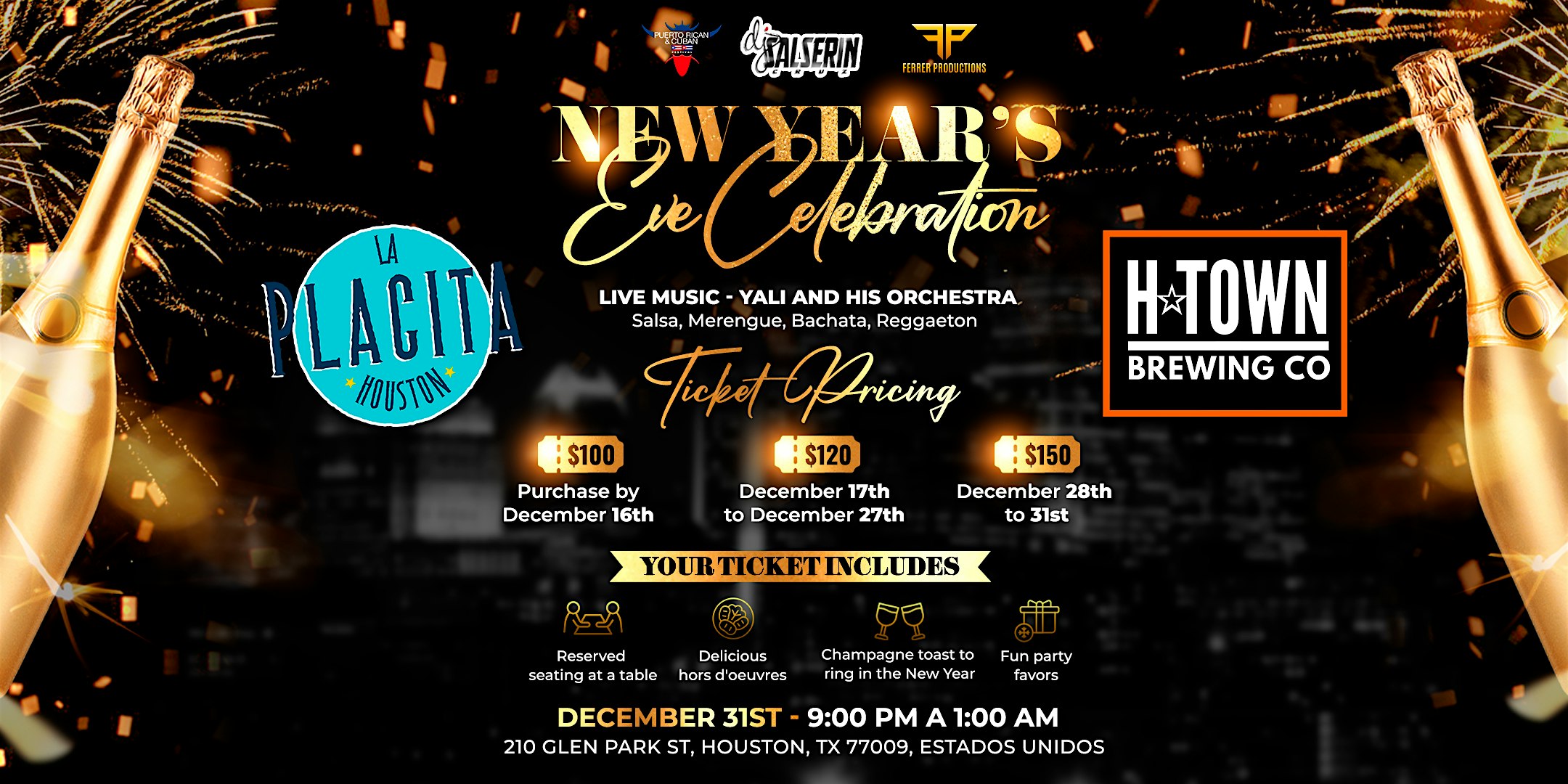 New Years Eve Celebration – Houston, TX